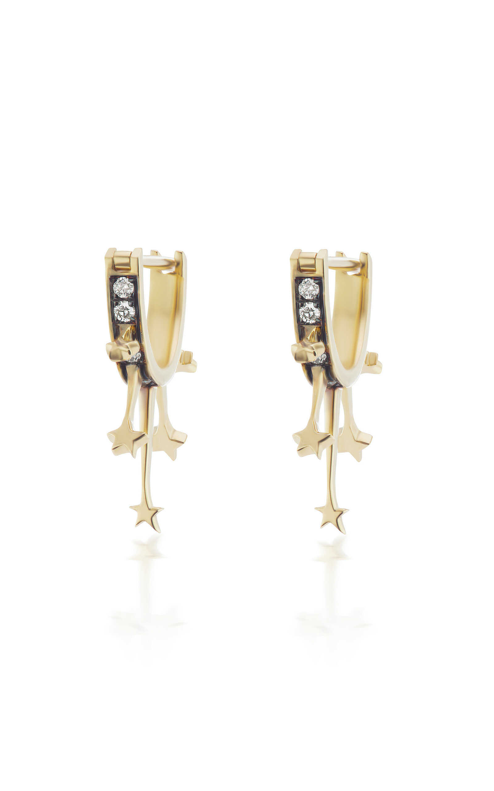 Le Stelle 18K Yellow Gold Diamond Earrings