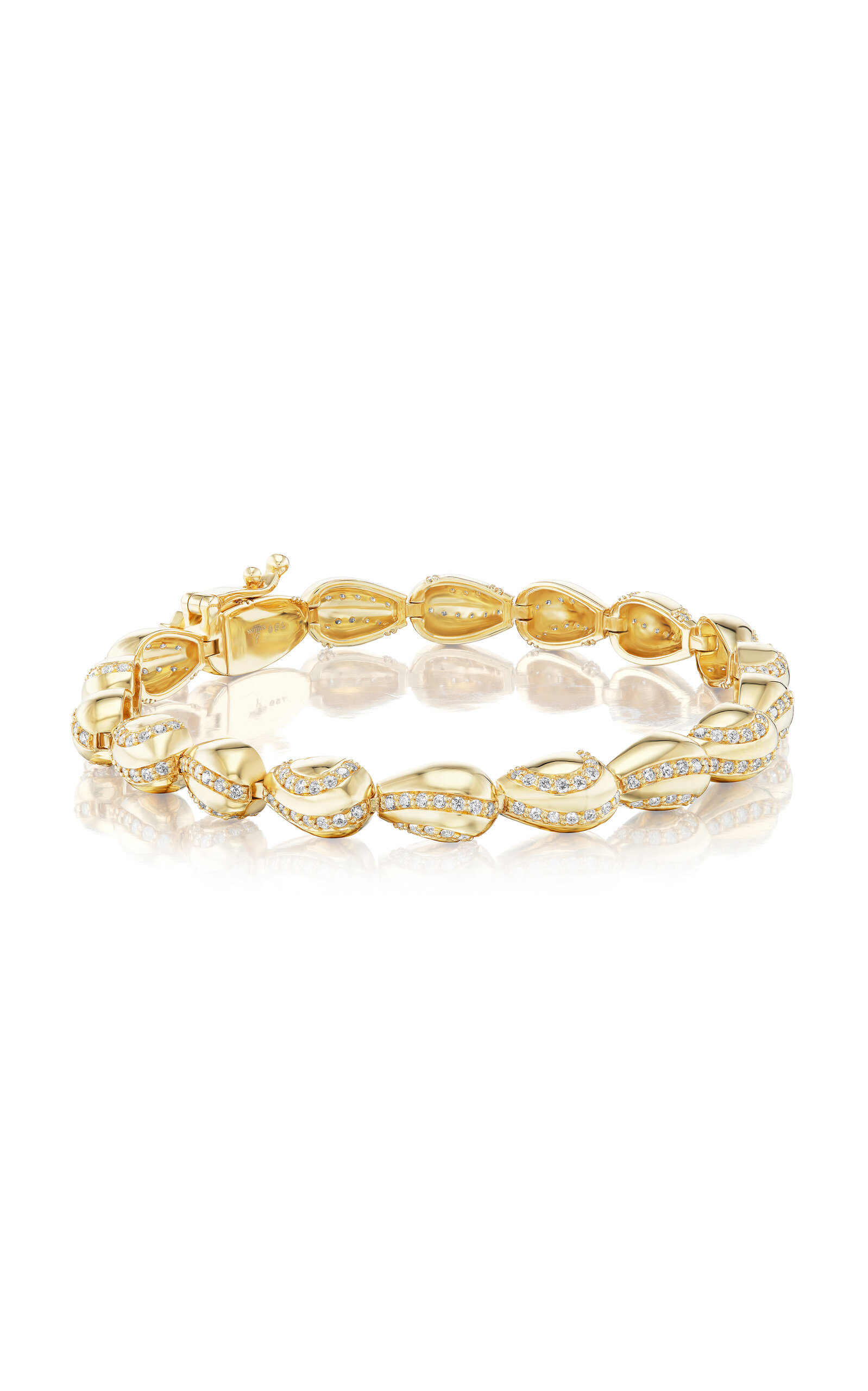 Stardust 18K Yellow Gold Diamond Tennis Bracelet