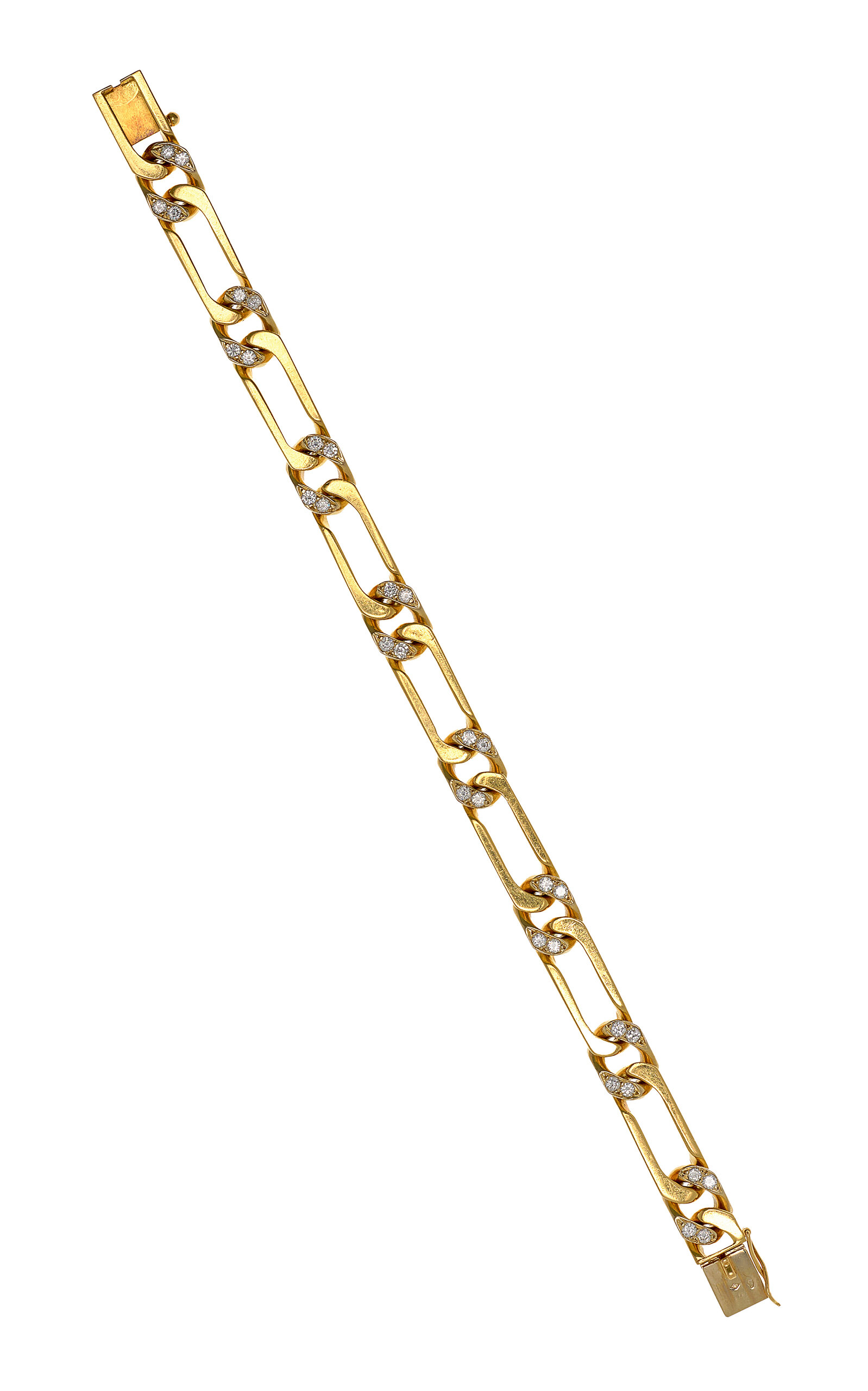 Van Cleef & Arpels 18K Yellow Gold Diamond Bracelet
