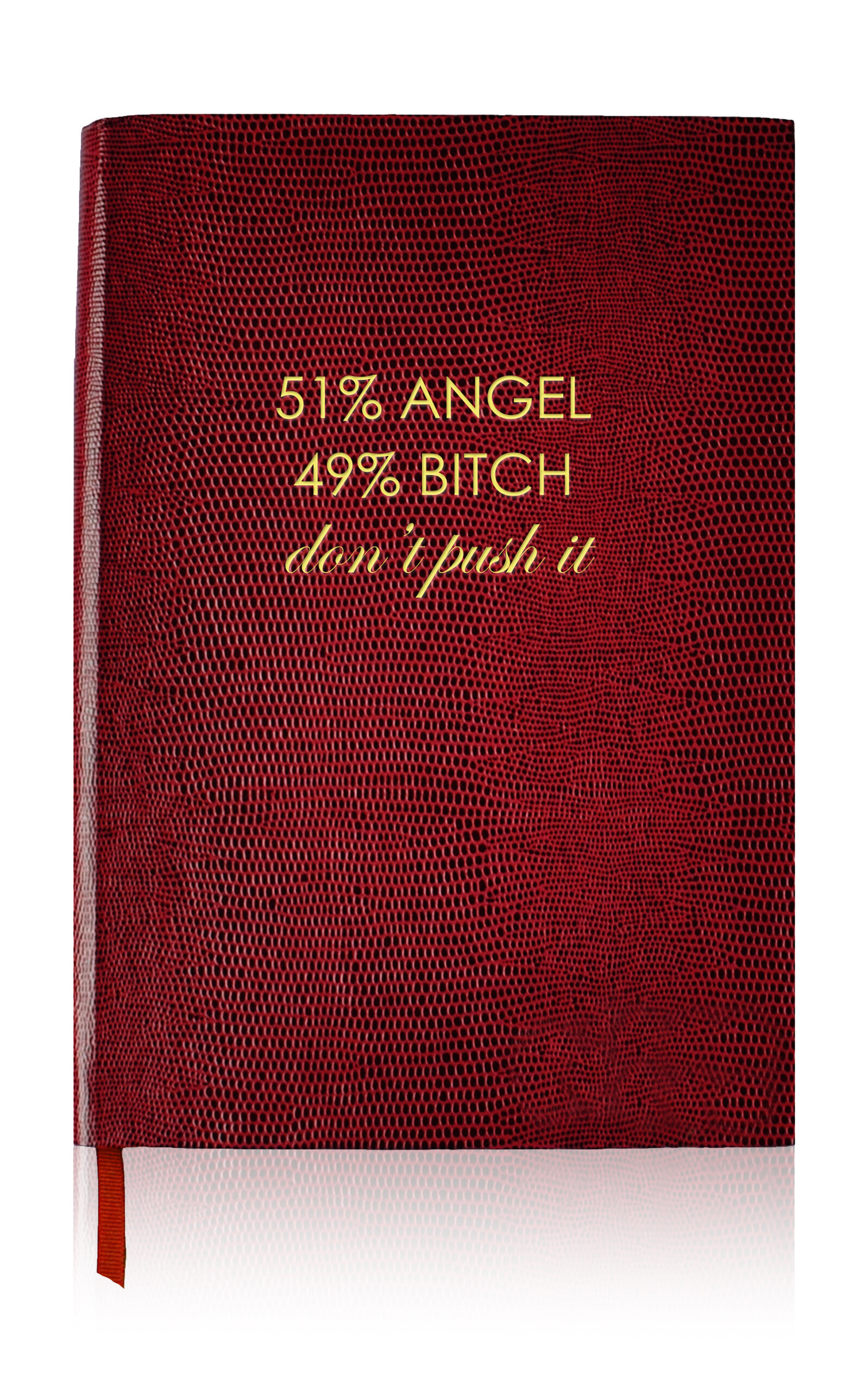 Sloane Stationery “51% Angel; 49% Bitch; Don't Push It”