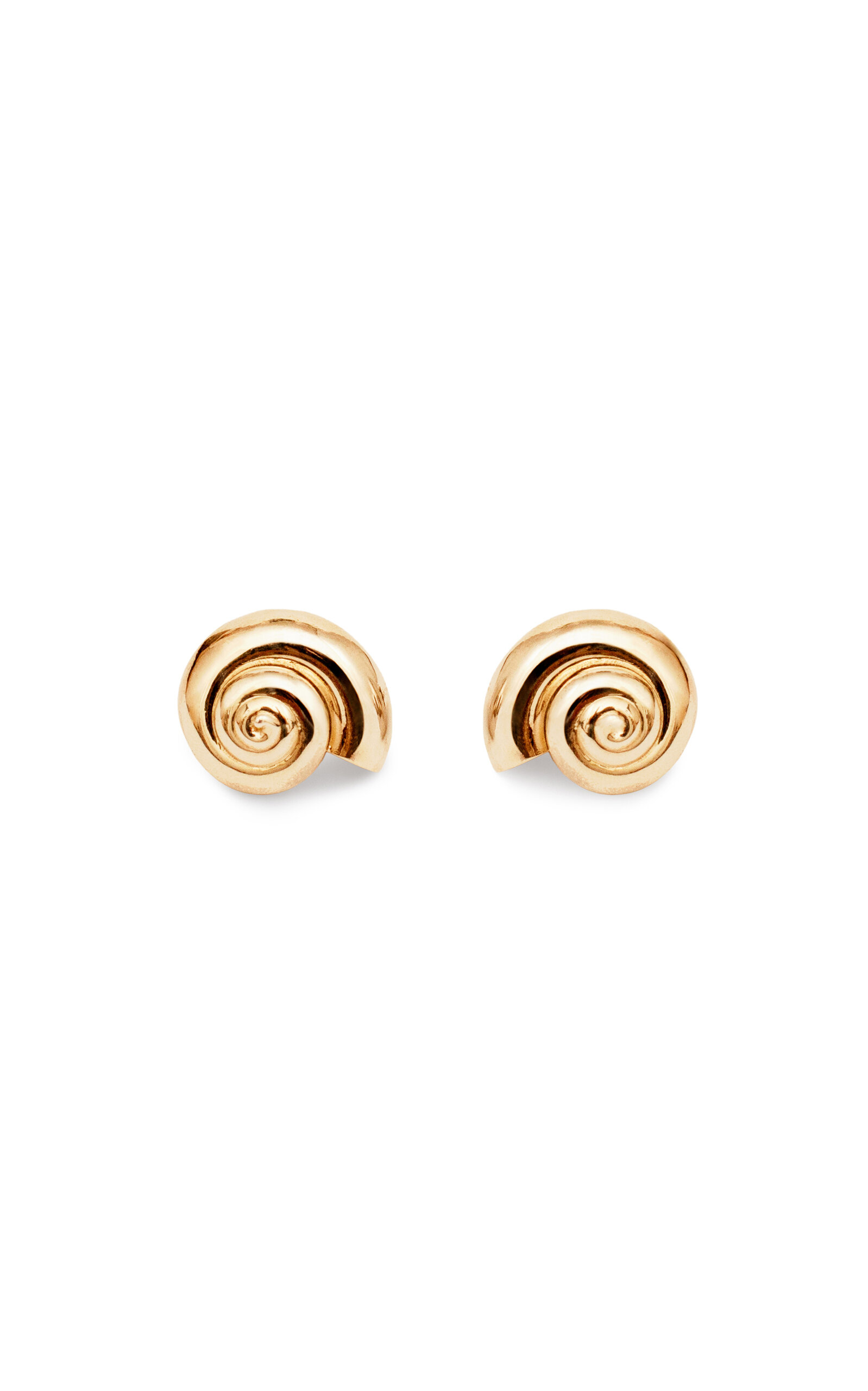 Le Sundial Nautilus 18k Gold-plated Earrings