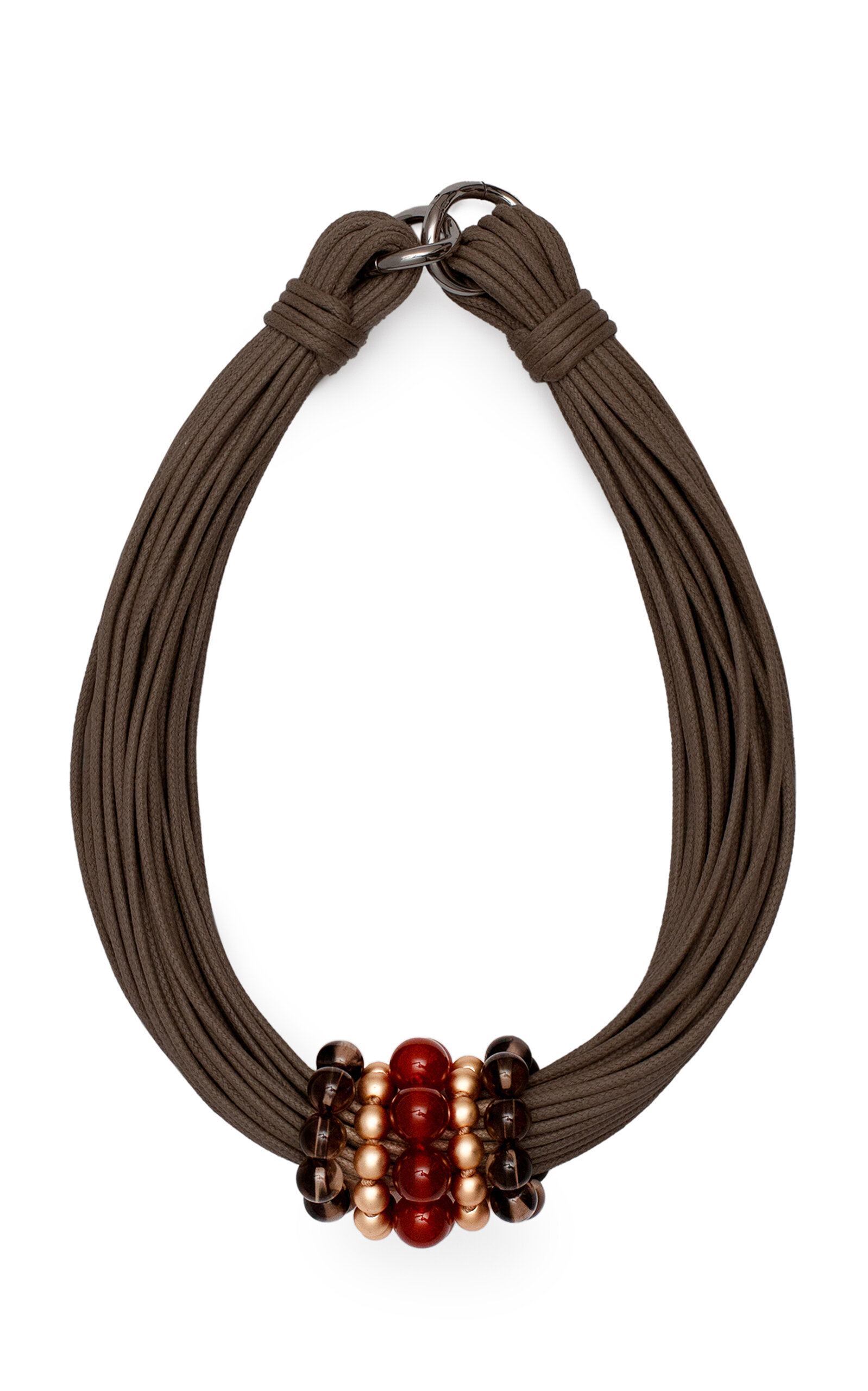 Le Sundial Exclusive Carnelian Sculptural Necklace