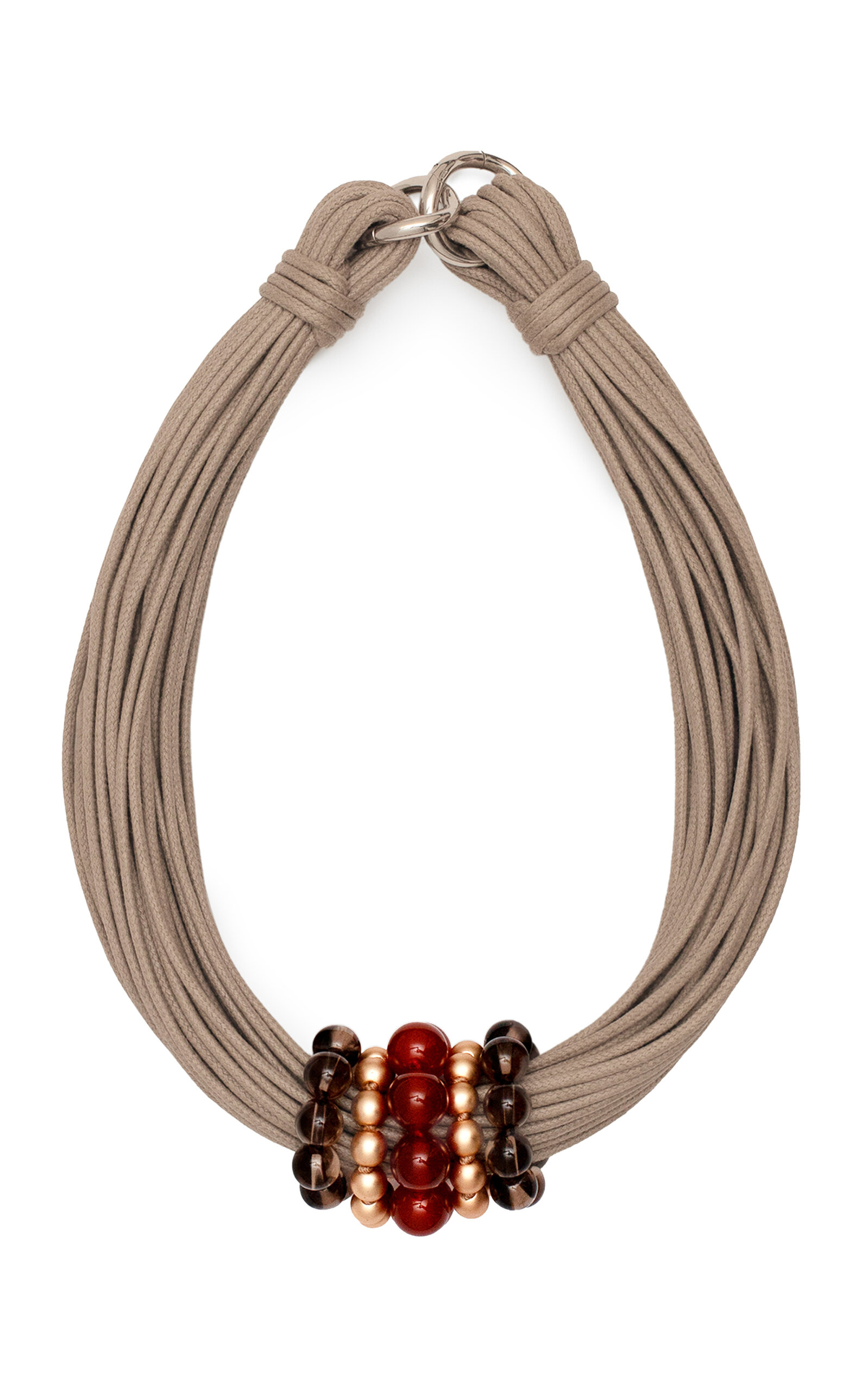 Le Sundial Exclusive Carnelian Sculptural Necklace