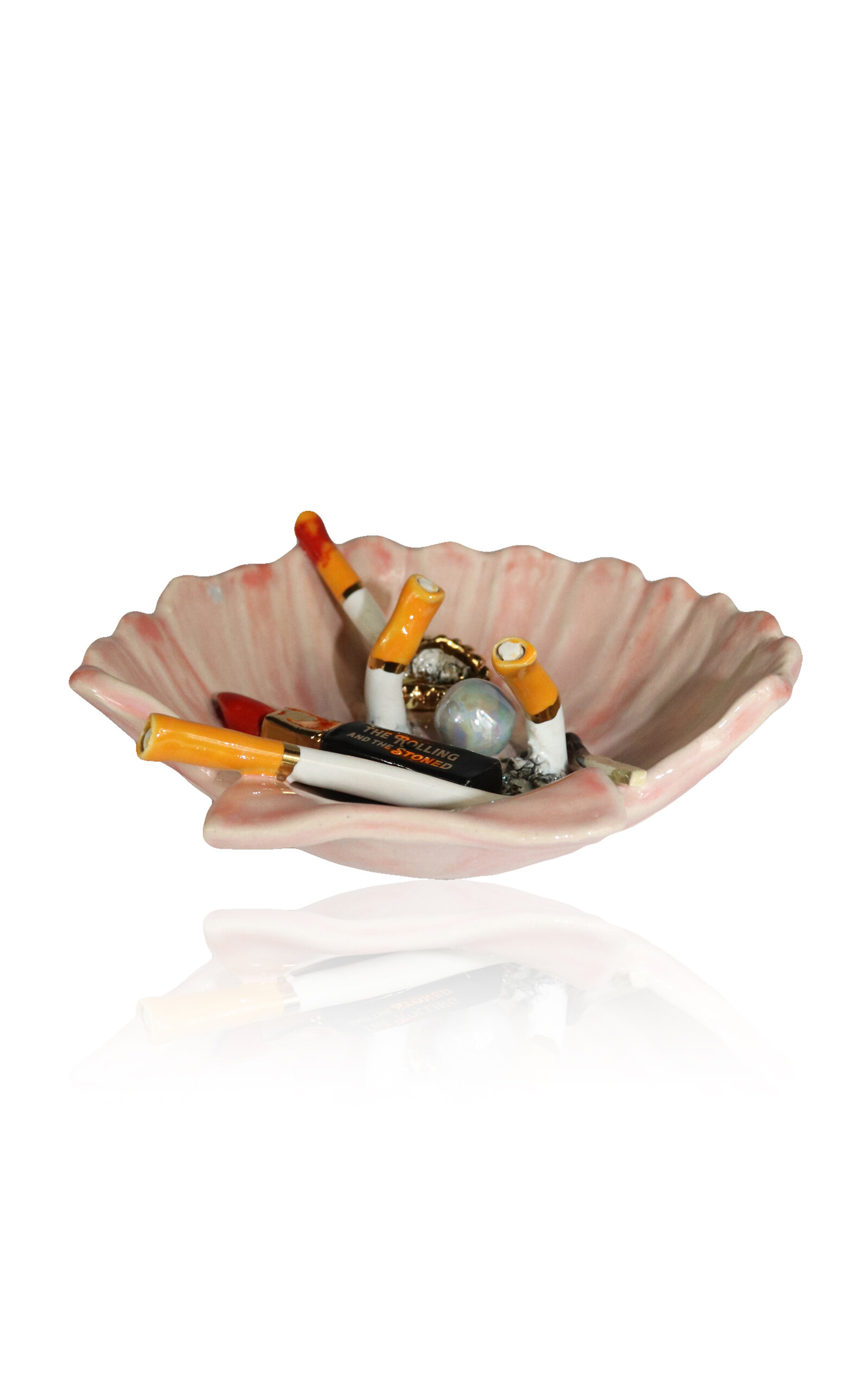 The Rolling And The Stoned What A Night Large Shell Ashtray