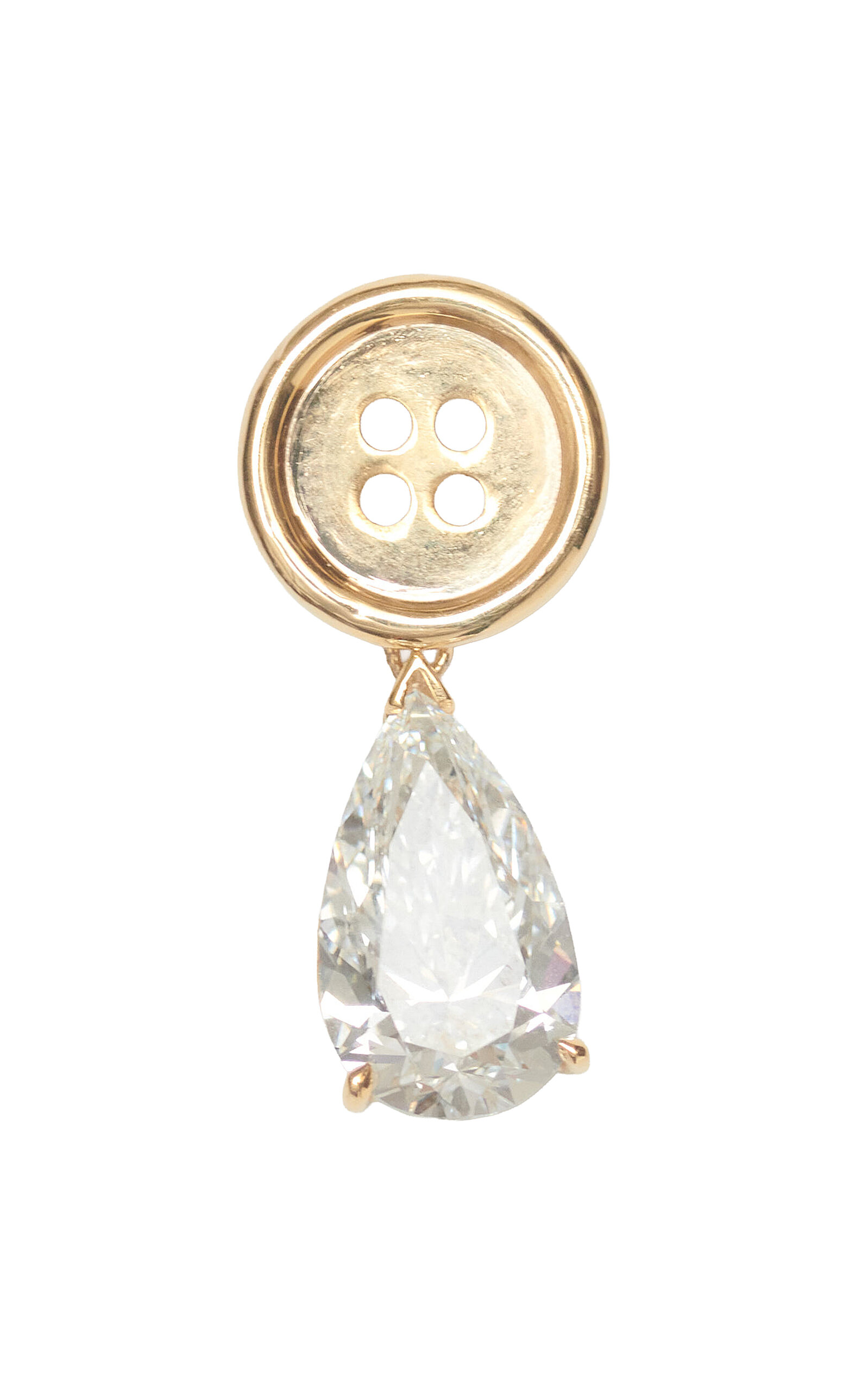 Alexei Hay 14k Yellow Gold The Button Drop Earrings