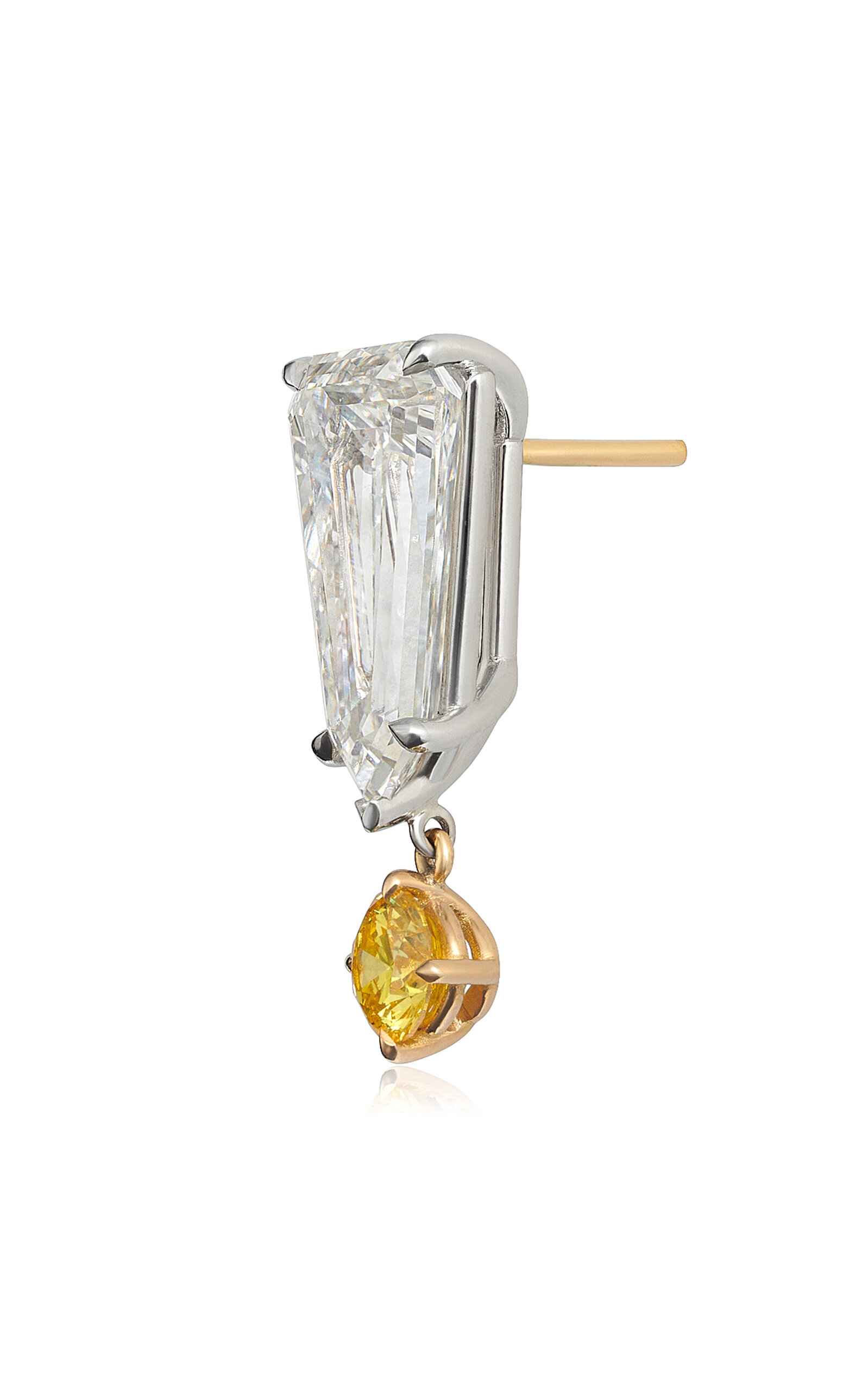 Alexei Hay 18k Yellow Gold The Exclamation Point Earring (single)