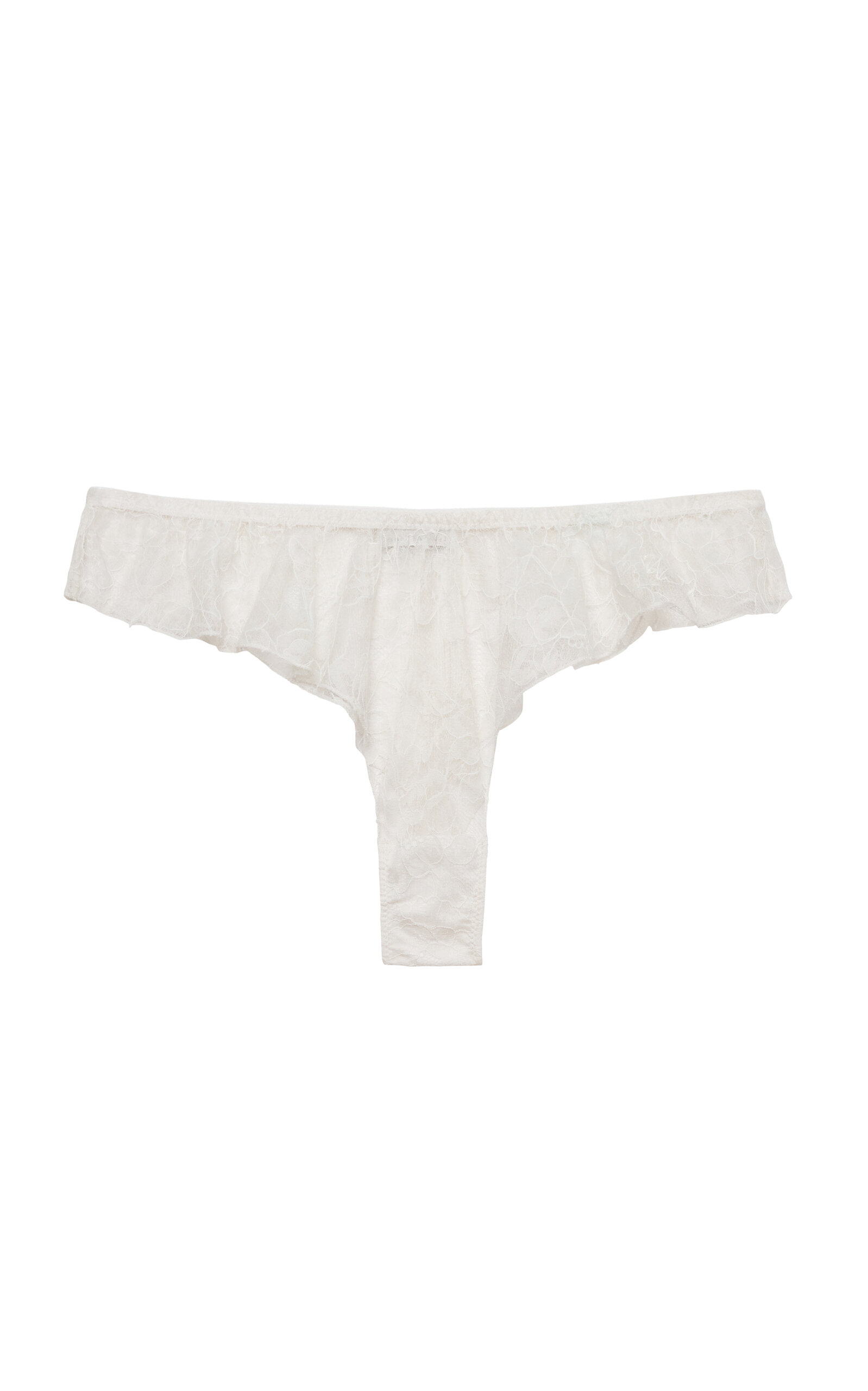 Fleur du Mal Jasmine Lace Flutter Briefs - Moda Operandi