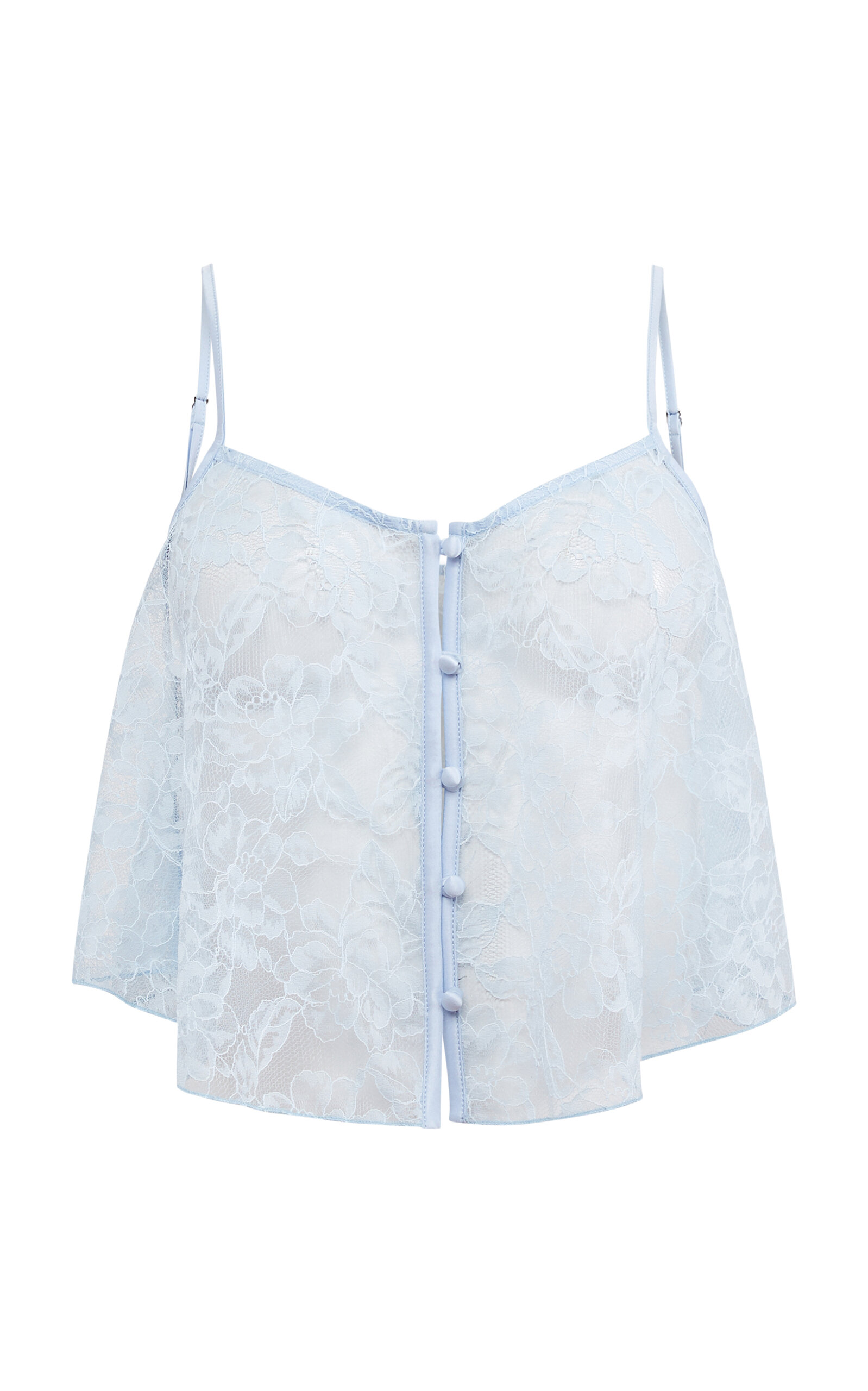 Fleur Du Mal Jasmine Lace Flutter Camisole