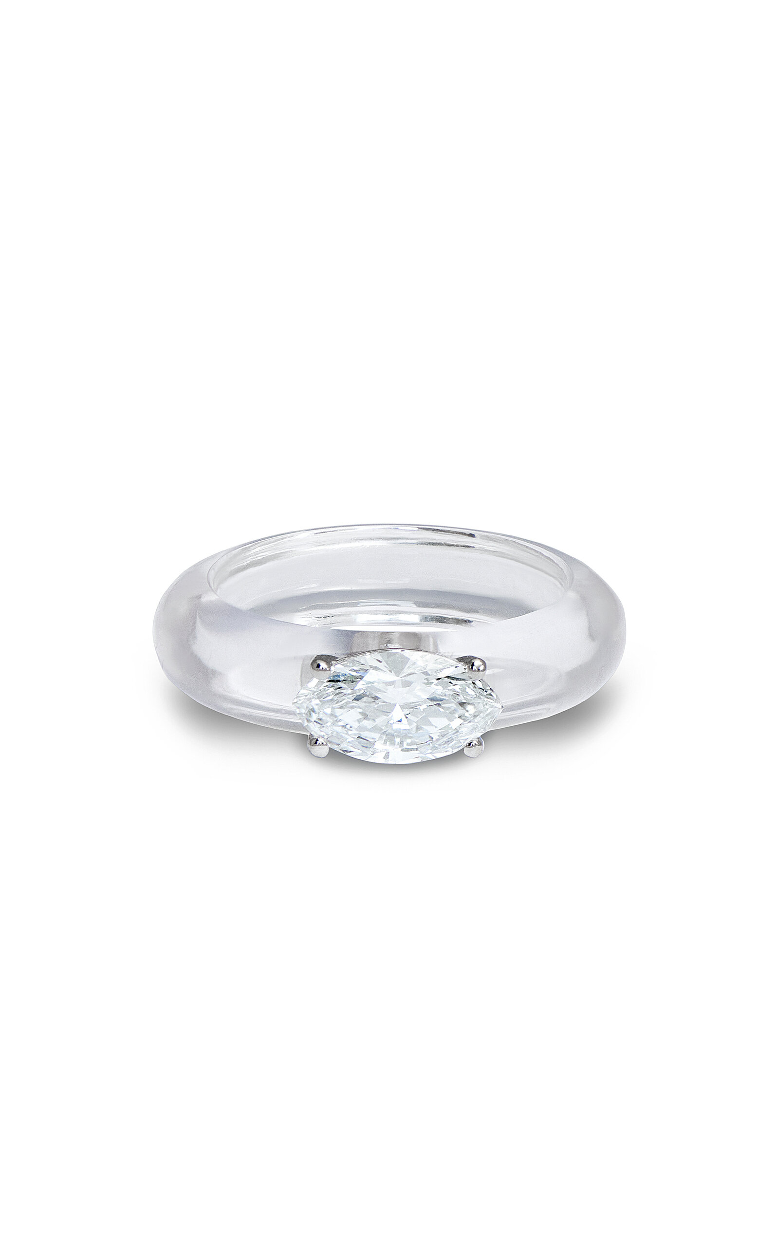 Solo For Diamonds Sapphire Ring With 0.53ct White Lab Grown Diamond