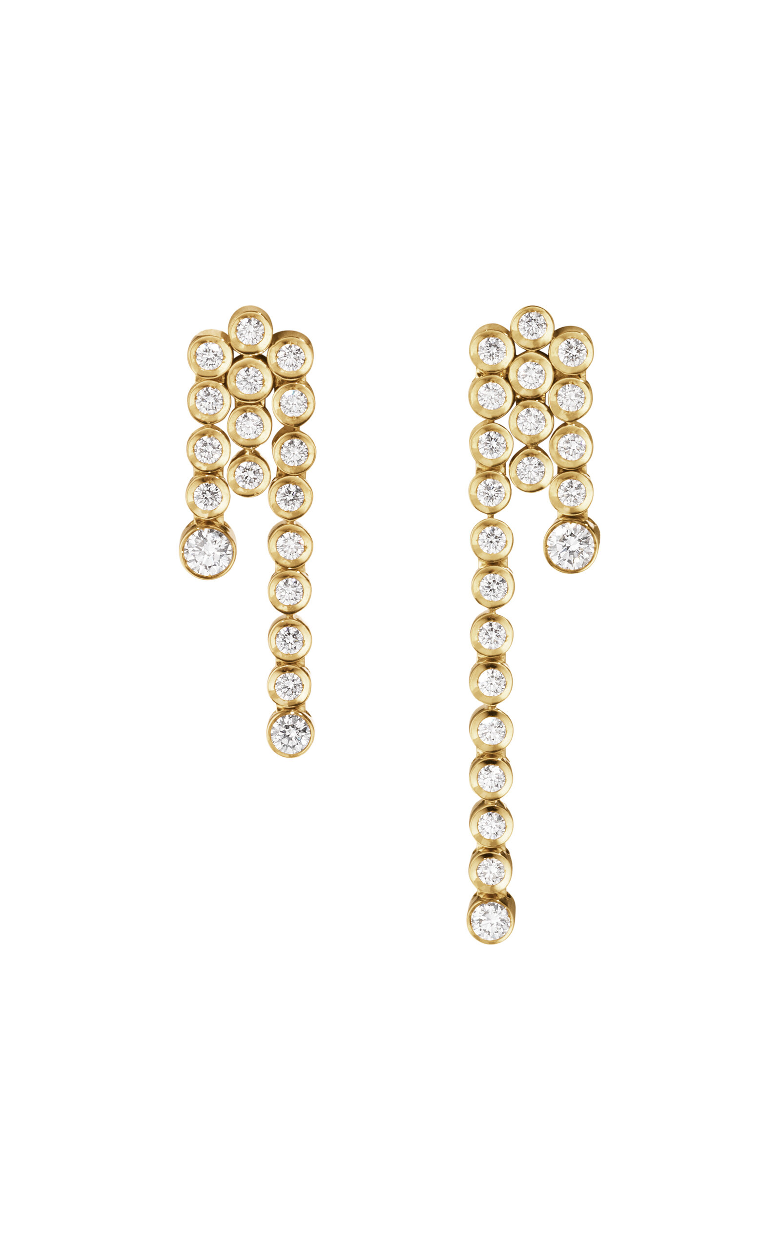 Sophie Bille Brahe La Danse Diamant 18k Yellow Gold Earrings