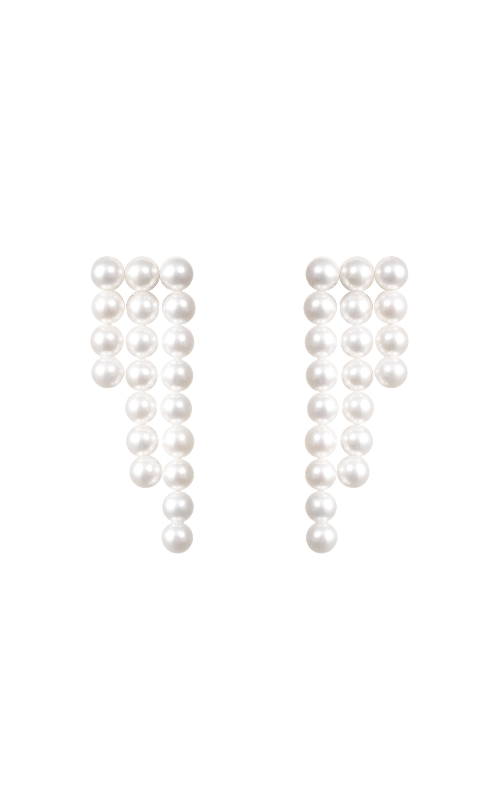 Sophie Bille Brahe 14k Recycled Yellow Gold La Valse Trois Temps Pearl Earrings In Neutral