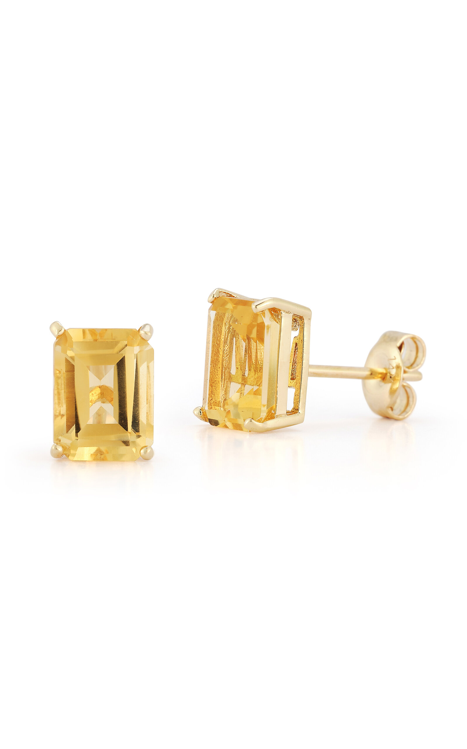 Mateo 14k Yellow Gold Citrine Earrings