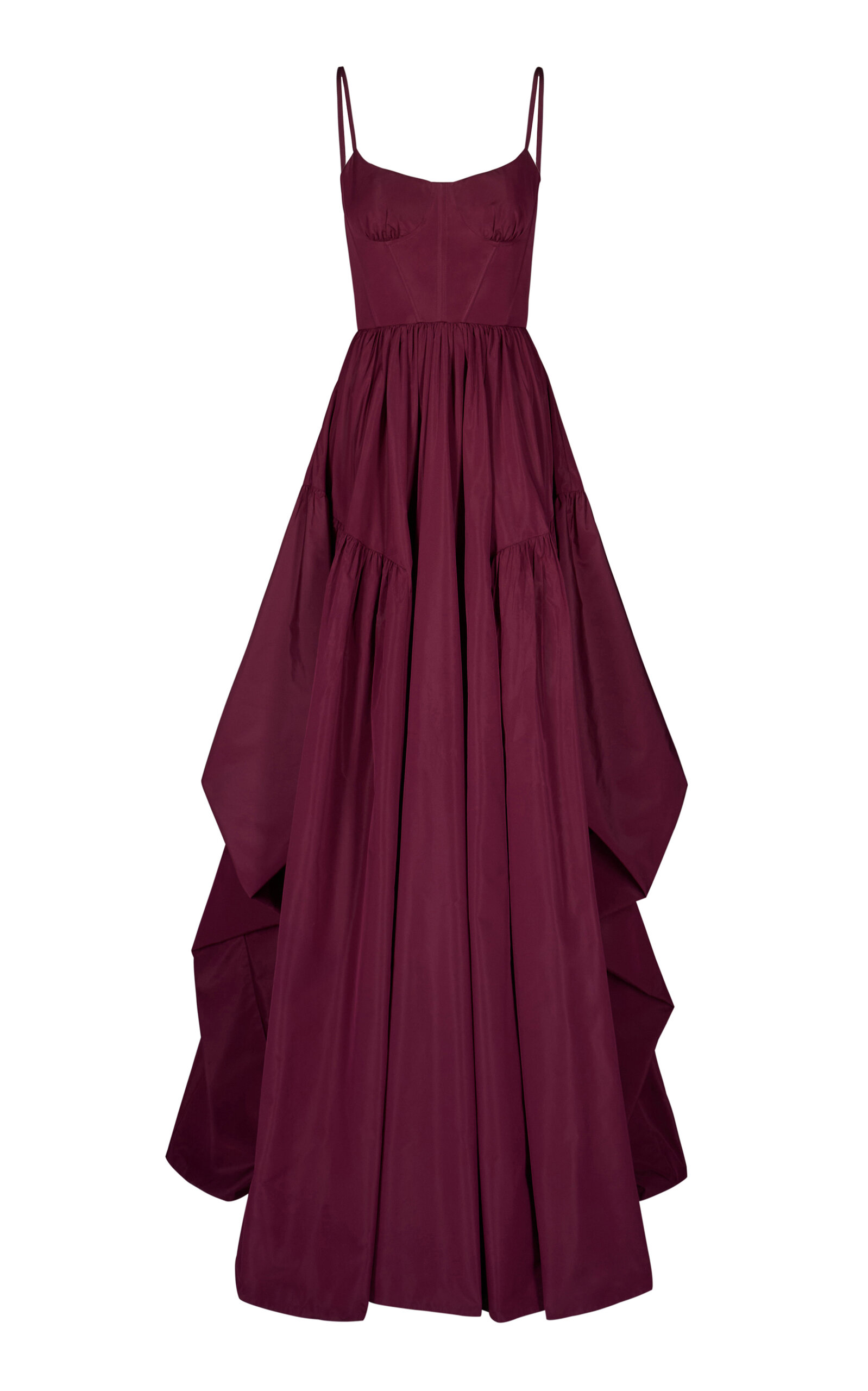 MARIA ELENA VILLAMIL RAKÚ BUSTIER MAXI DRESS