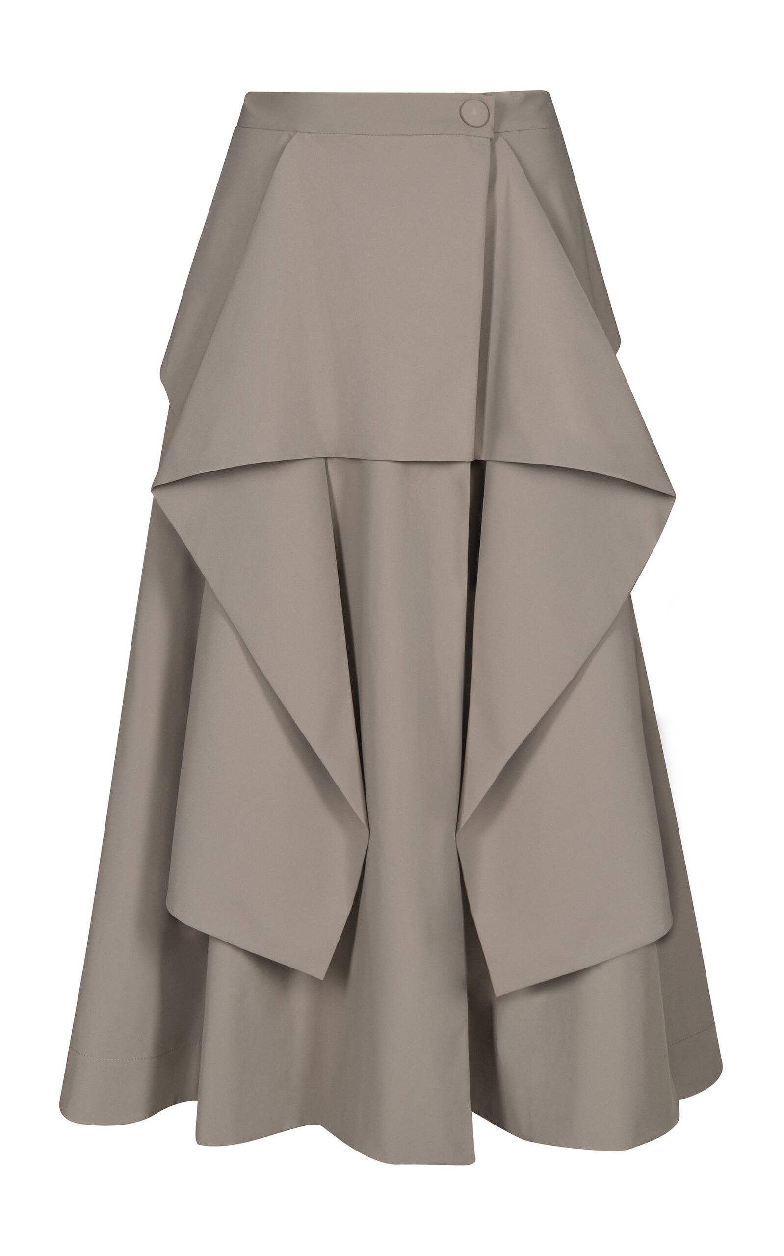 MARIA ELENA VILLAMIL AZALEA PLEATED MIDI SKIRT