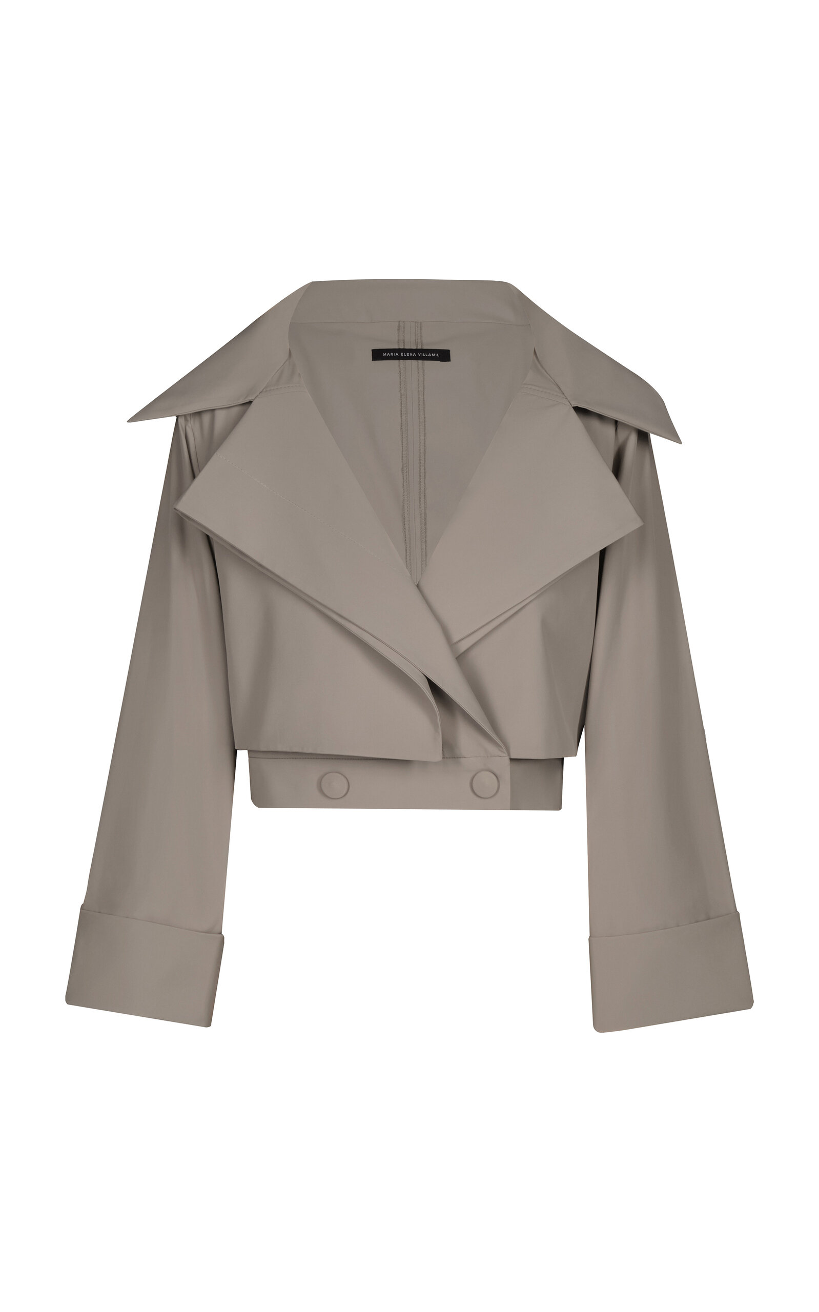 MARIA ELENA VILLAMIL ALAMO CROPPED JACKET
