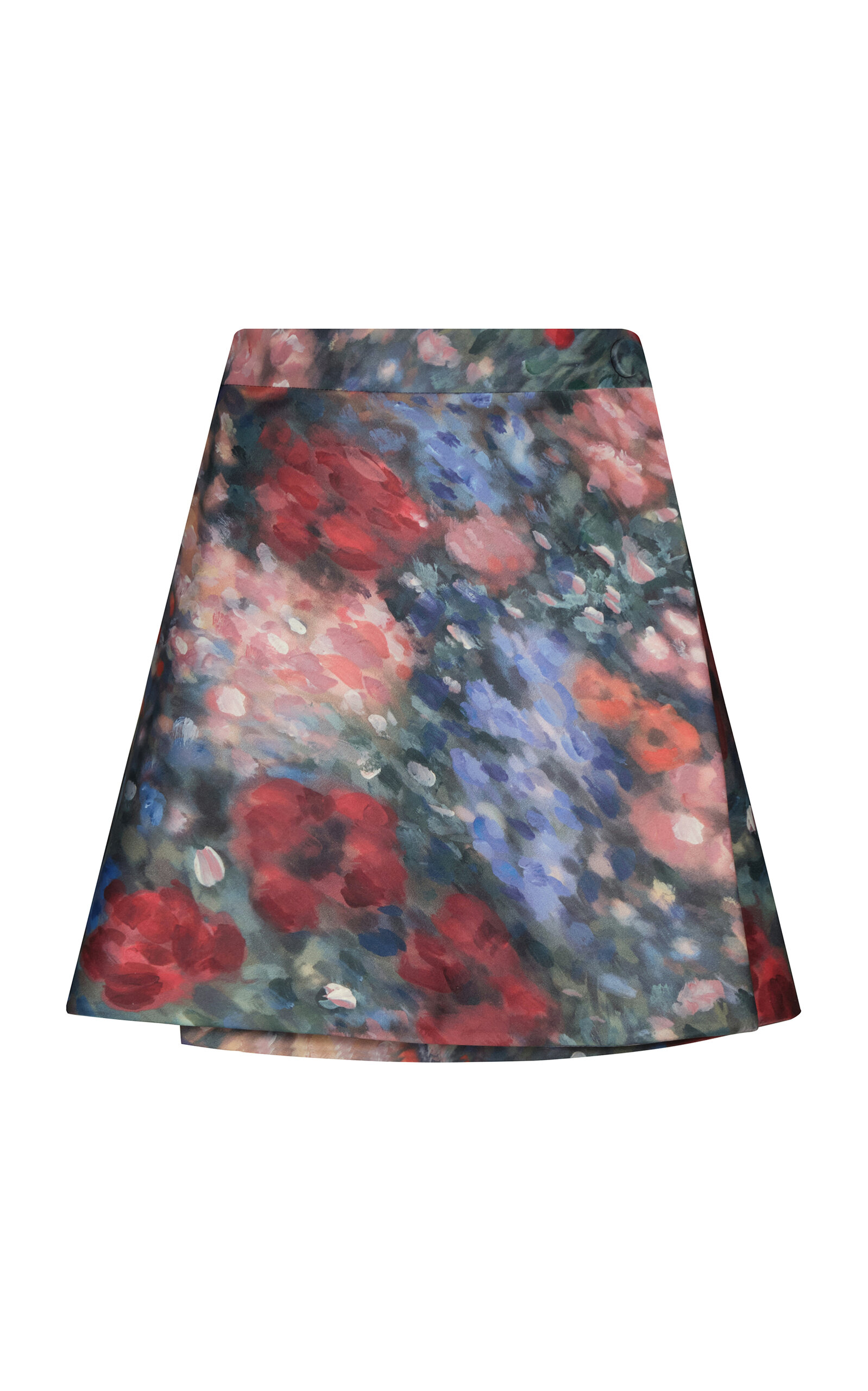 MARIA ELENA VILLAMIL PLIEGUE PRINTED MINI SKIRT
