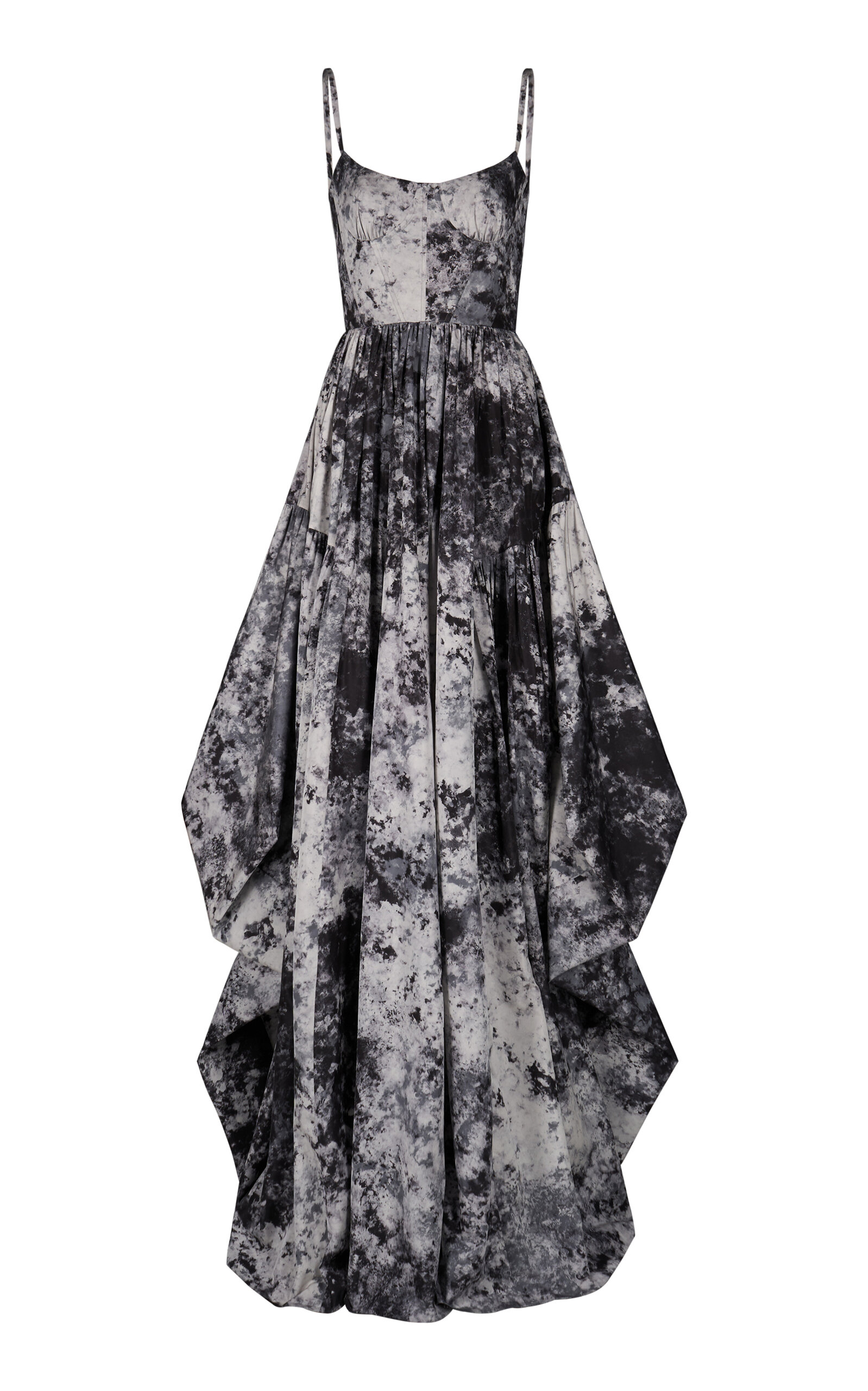 MARIA ELENA VILLAMIL RAKÚ PRINTED MAXI DRESS