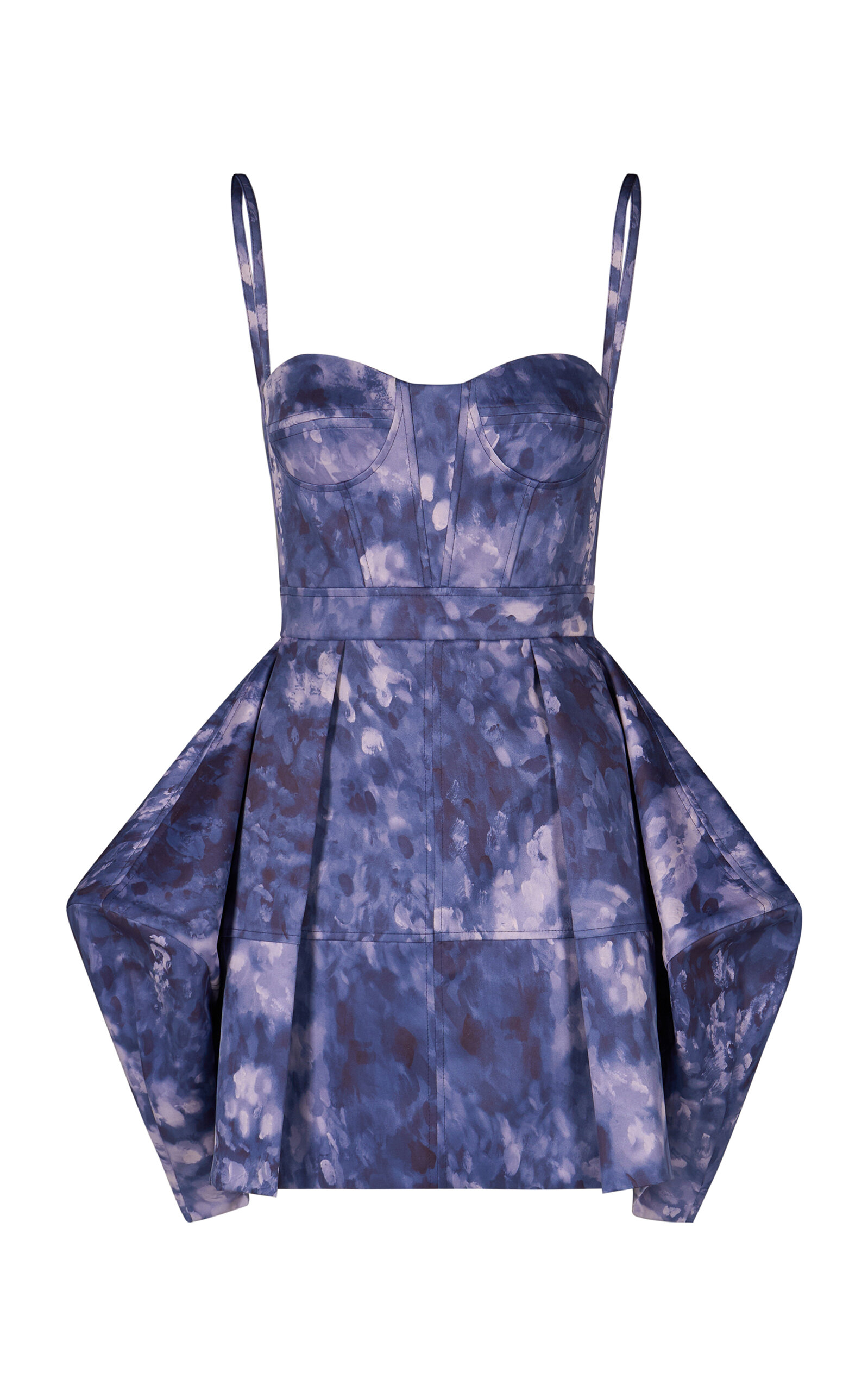 MARIA ELENA VILLAMIL AMOR PRINTED MINI DRESS