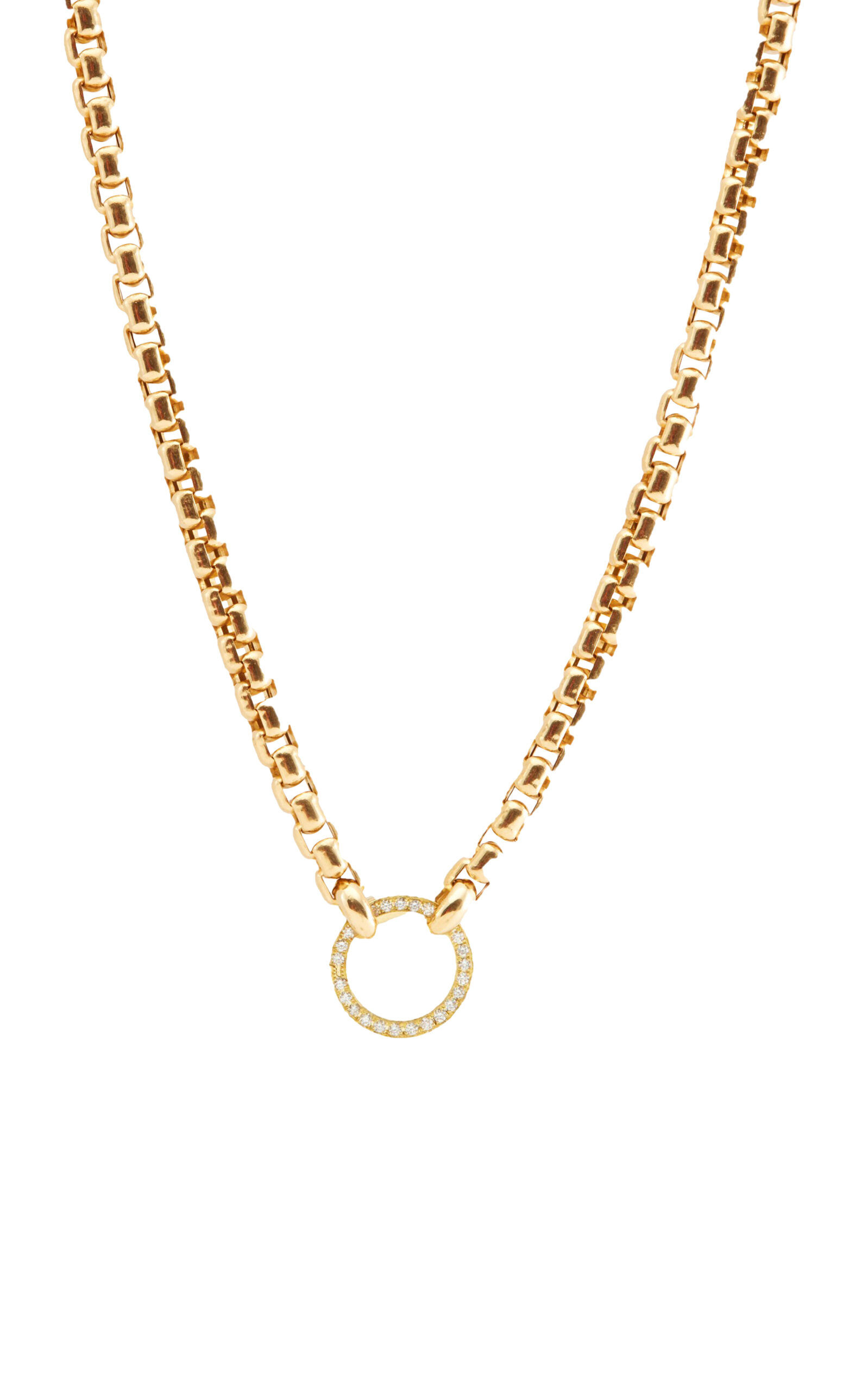 JENNA BLAKE 18K YELLOW GOLD DIAMOND NECKLACE
