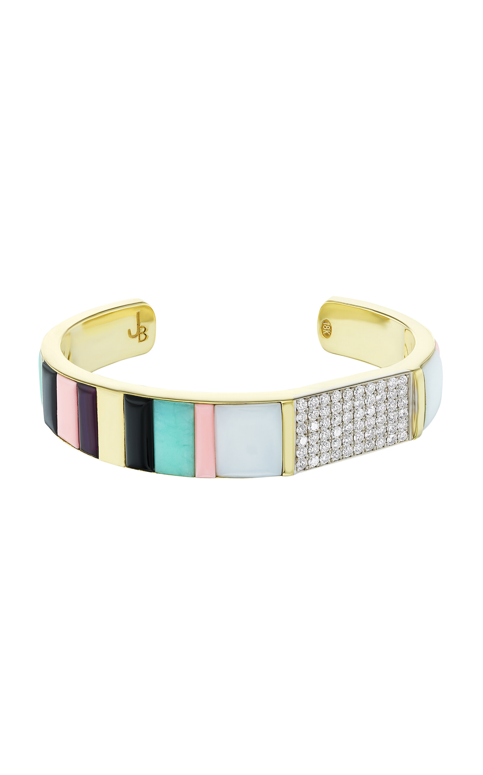Jenna Blake Wisdom 18K Yellow Gold Multi-Stone Bracelet - Multi - OS - Moda Operandi - Women's Jewelry And Watches