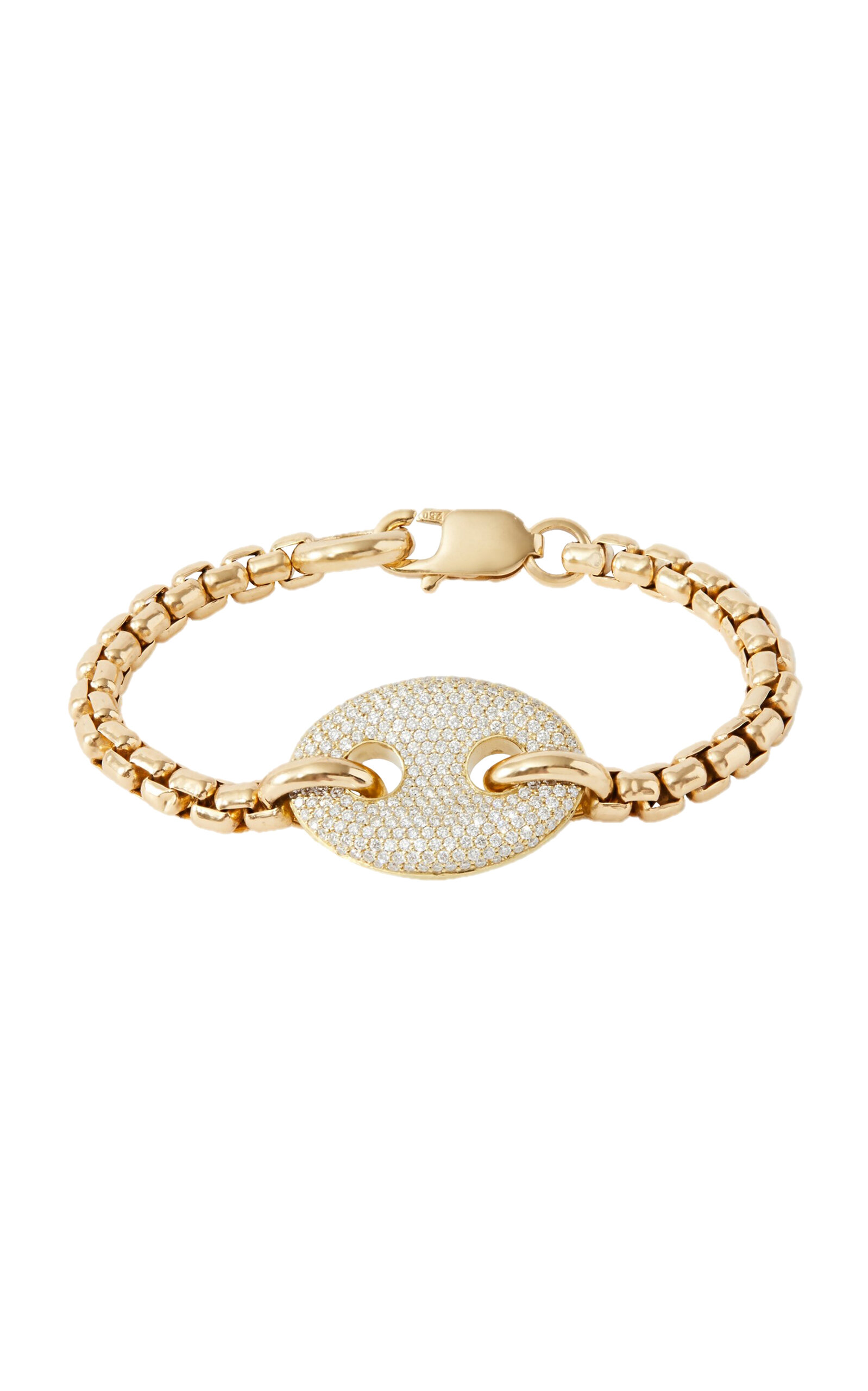 18K Yellow Gold Diamond Bracelet