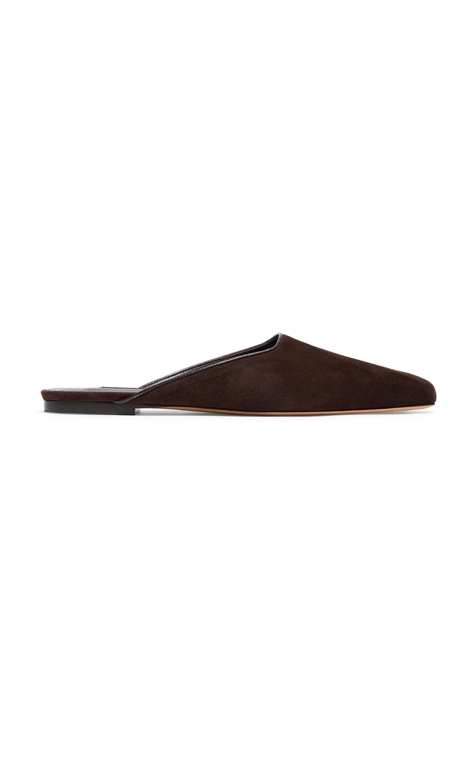 Emme Parsons Flat Mules Espresso In Brown