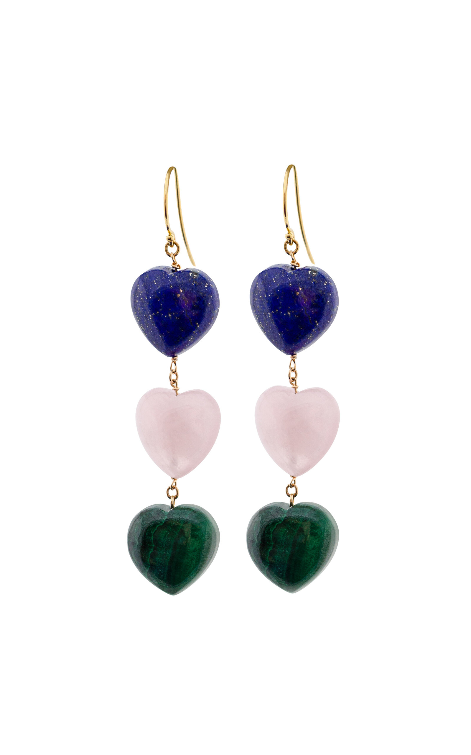 Dangle 3 Heart Earrings