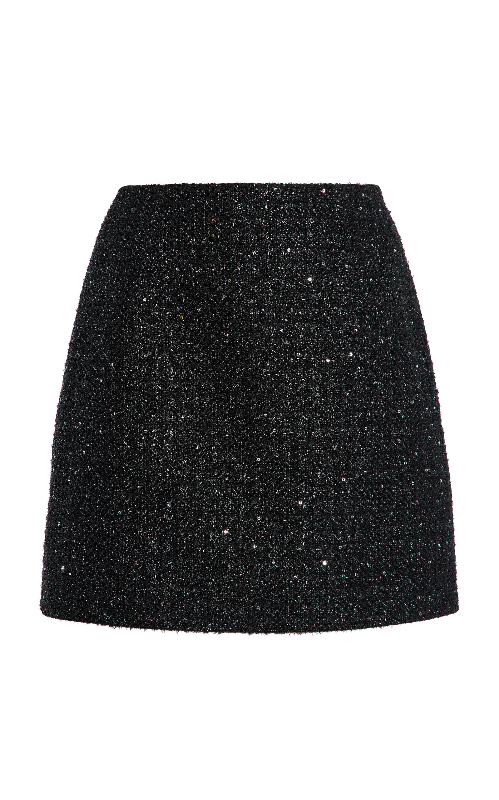 Carolina Herrera Lurex Tweed Mini Skirt