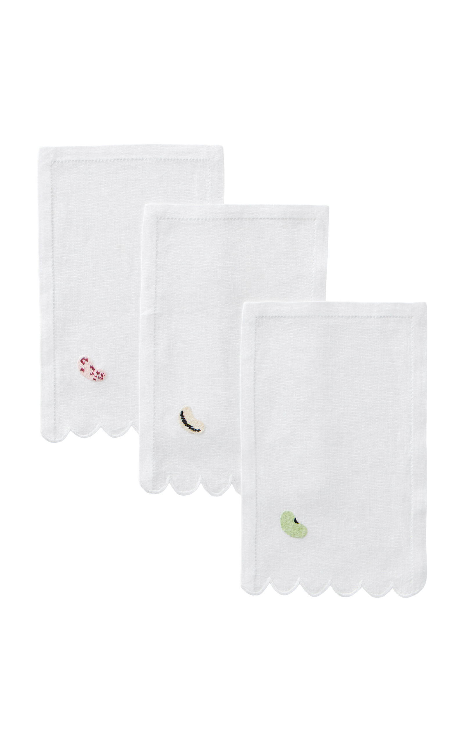 Shop Laila Gohar X Vis-a-vis Paris Cocktail Napkin "beans & Feston"