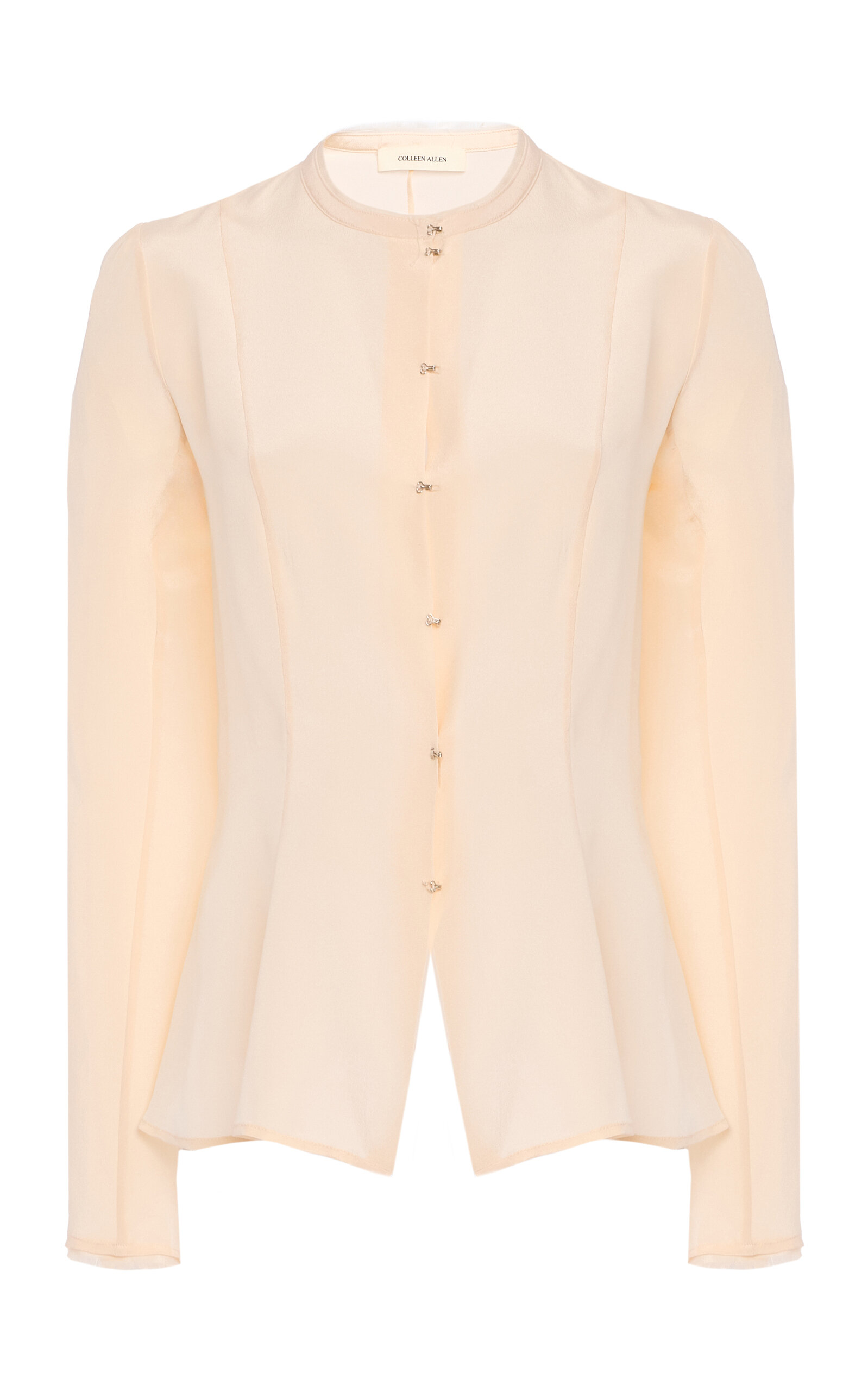 Colleen Allen Exclusive Victorian Silk Top In Pink