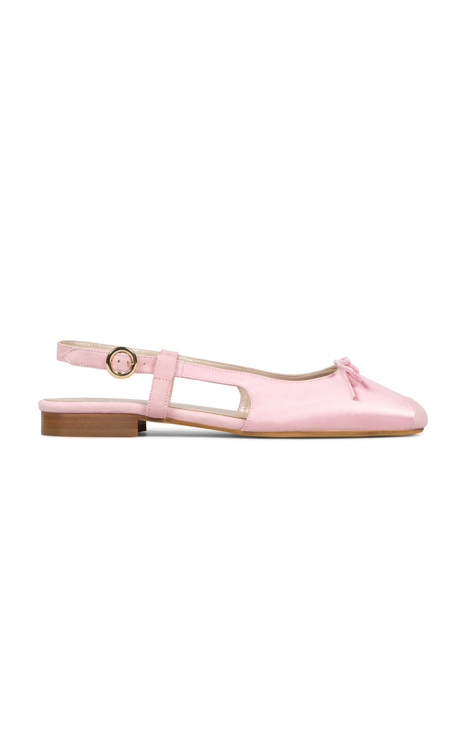 Hai x Reqins Circee Satin Ballet Flats
