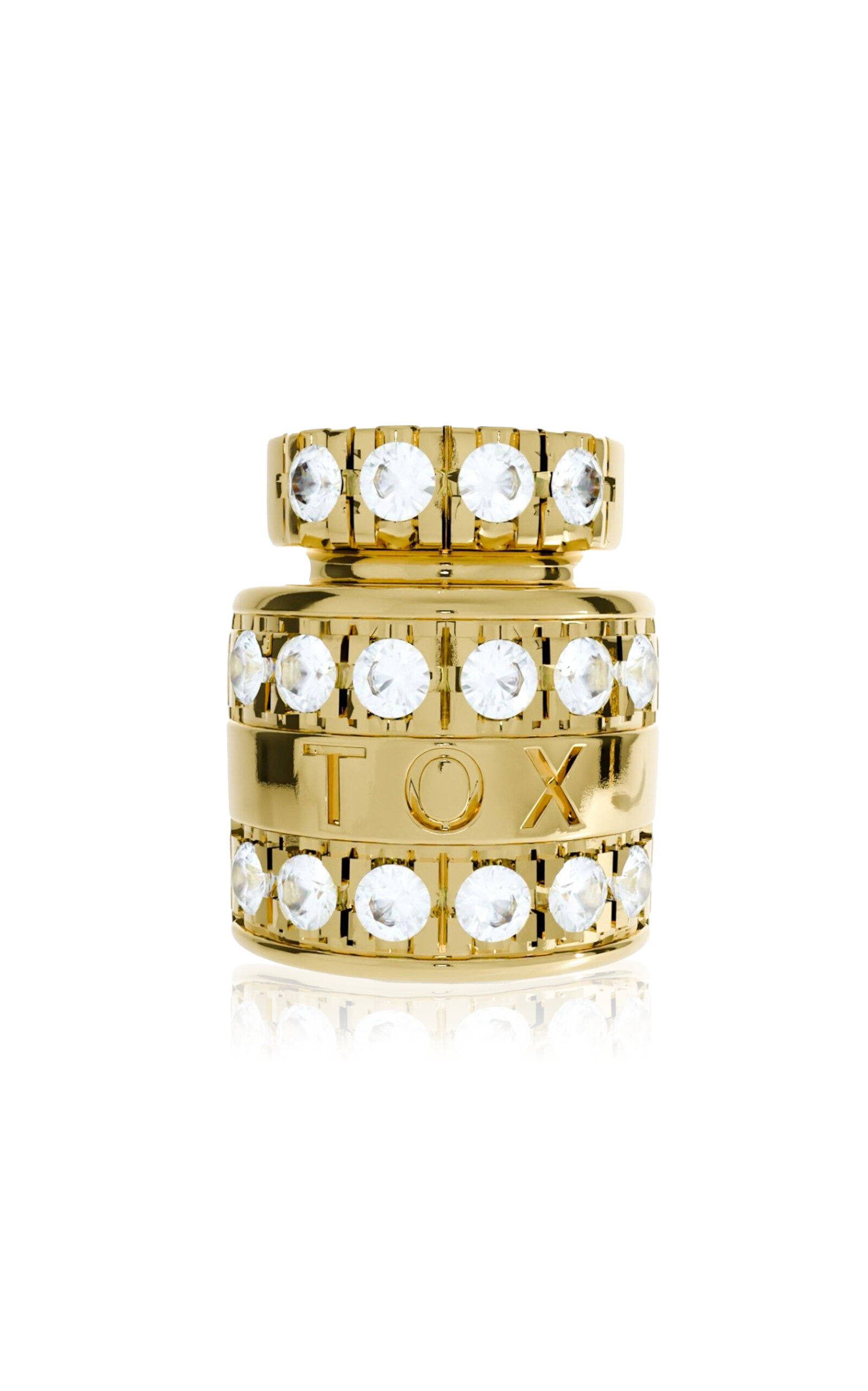 Vial 18K Yellow Gold Diamond Single Earring