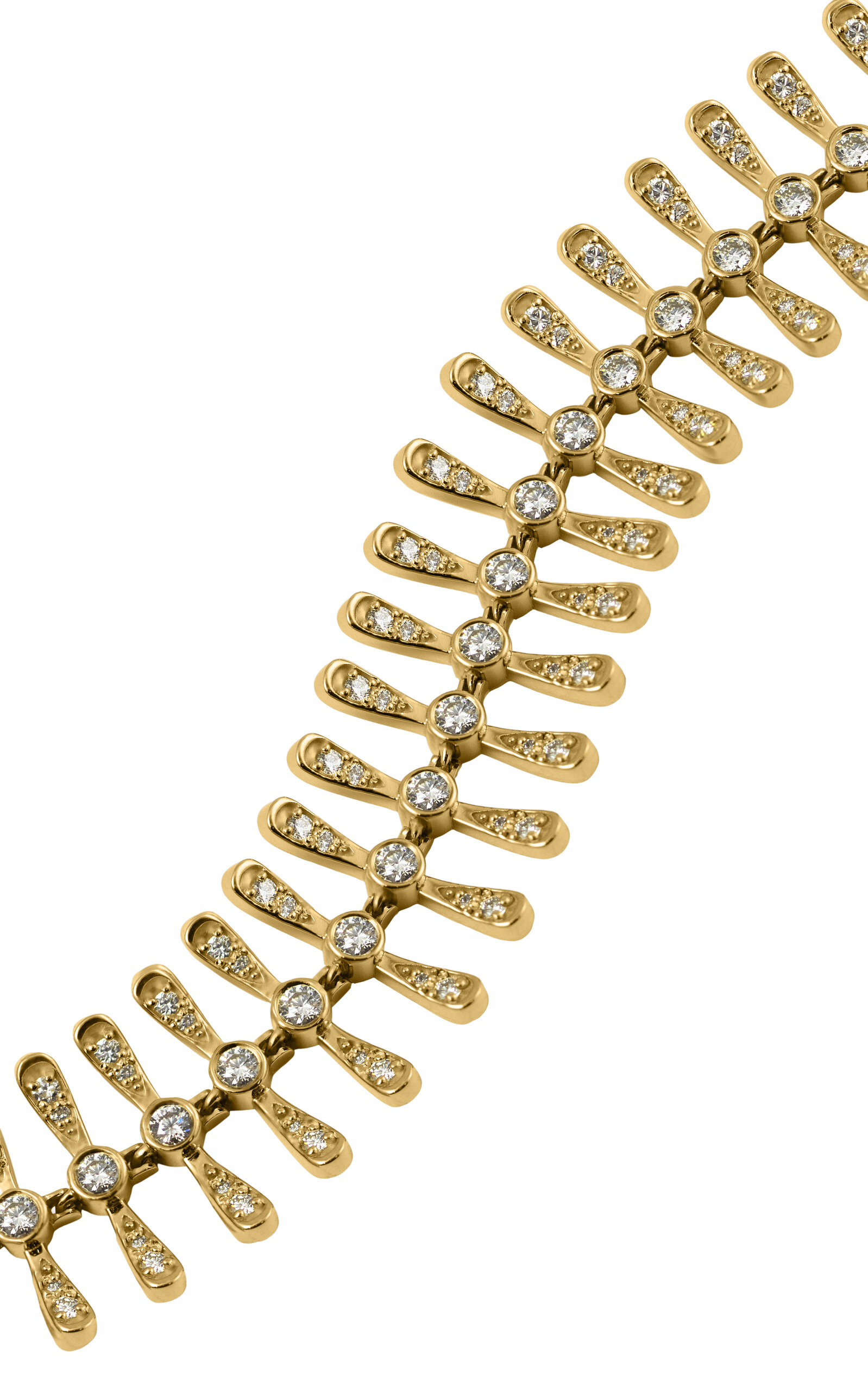 Metropolis 18K Yellow Gold Diamond Tennis Bracelet