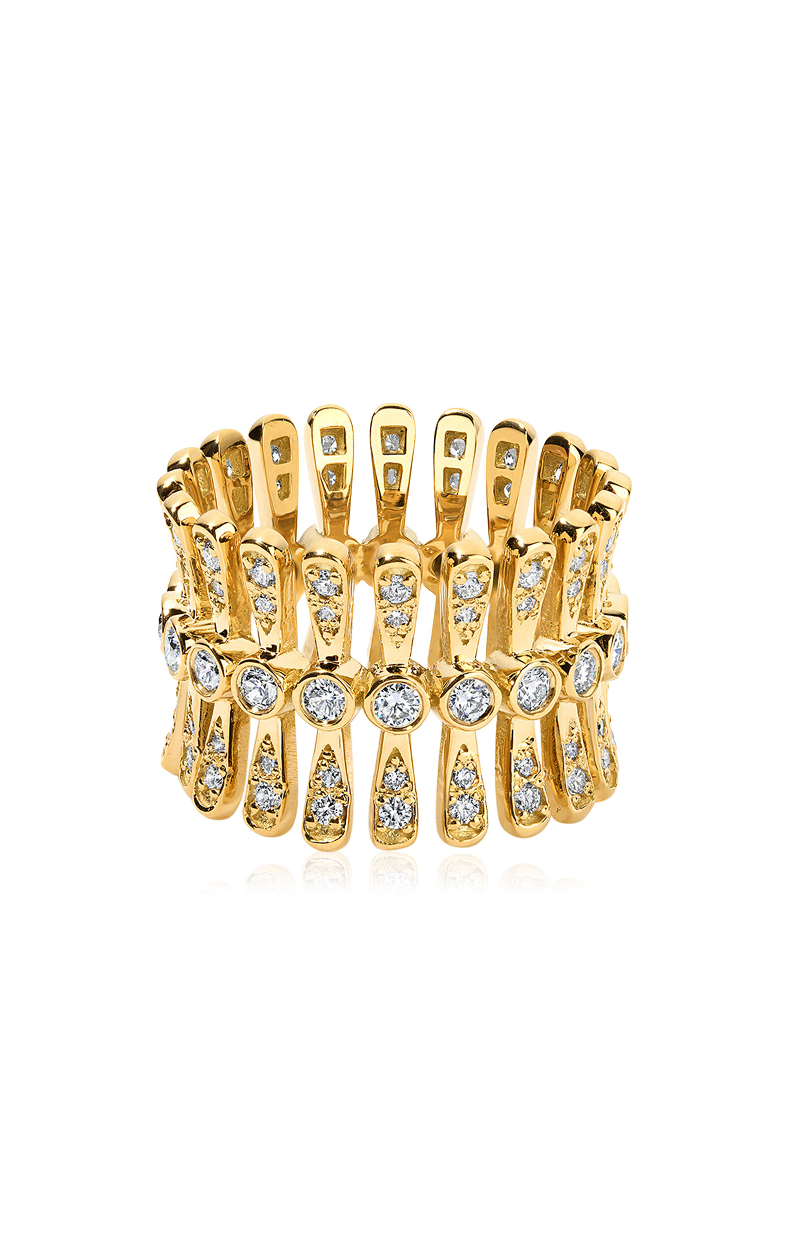 Metropolis 18K Yellow Gold Diamond Ring