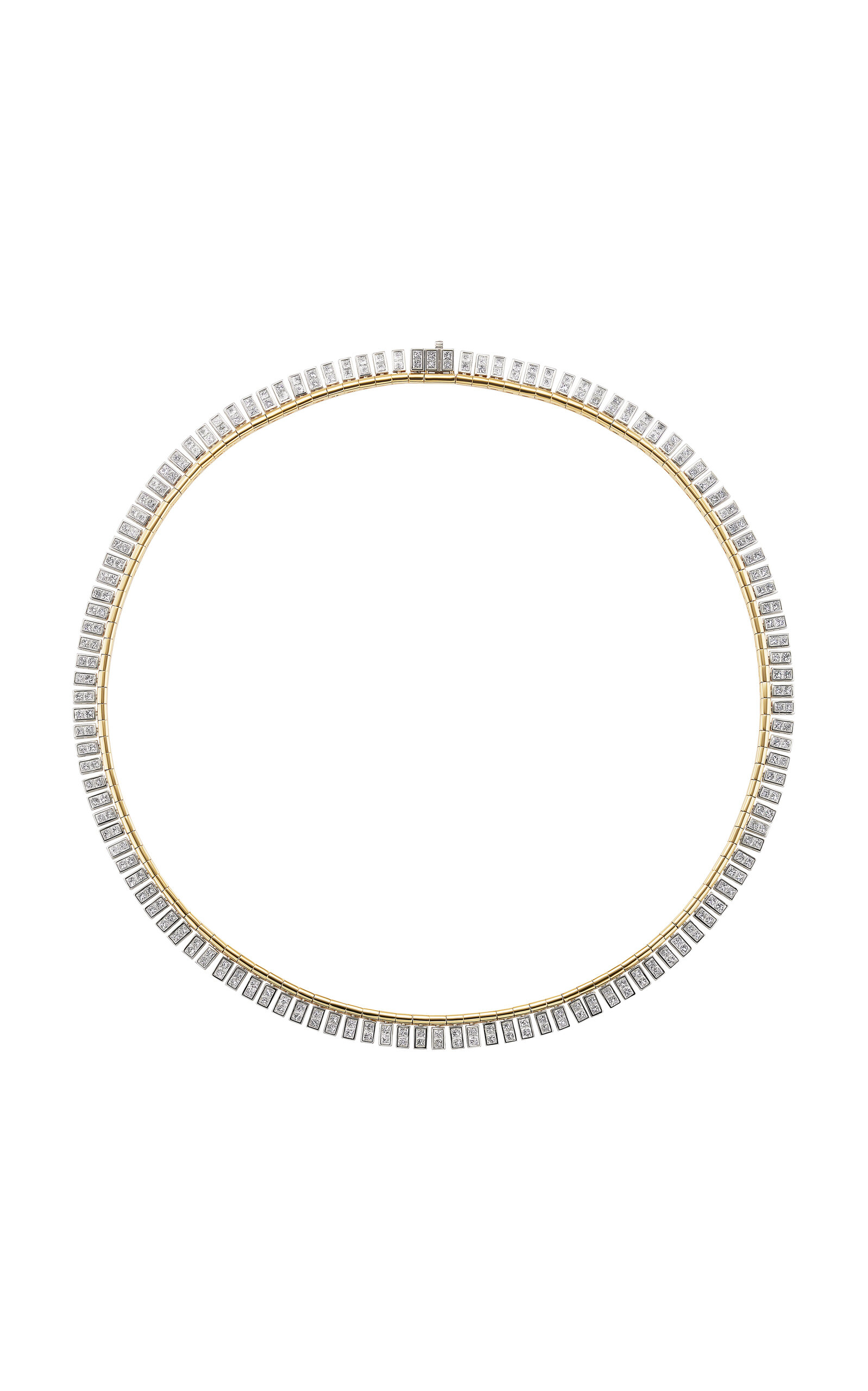 Diamond Fringe 18K Yellow Gold Necklace