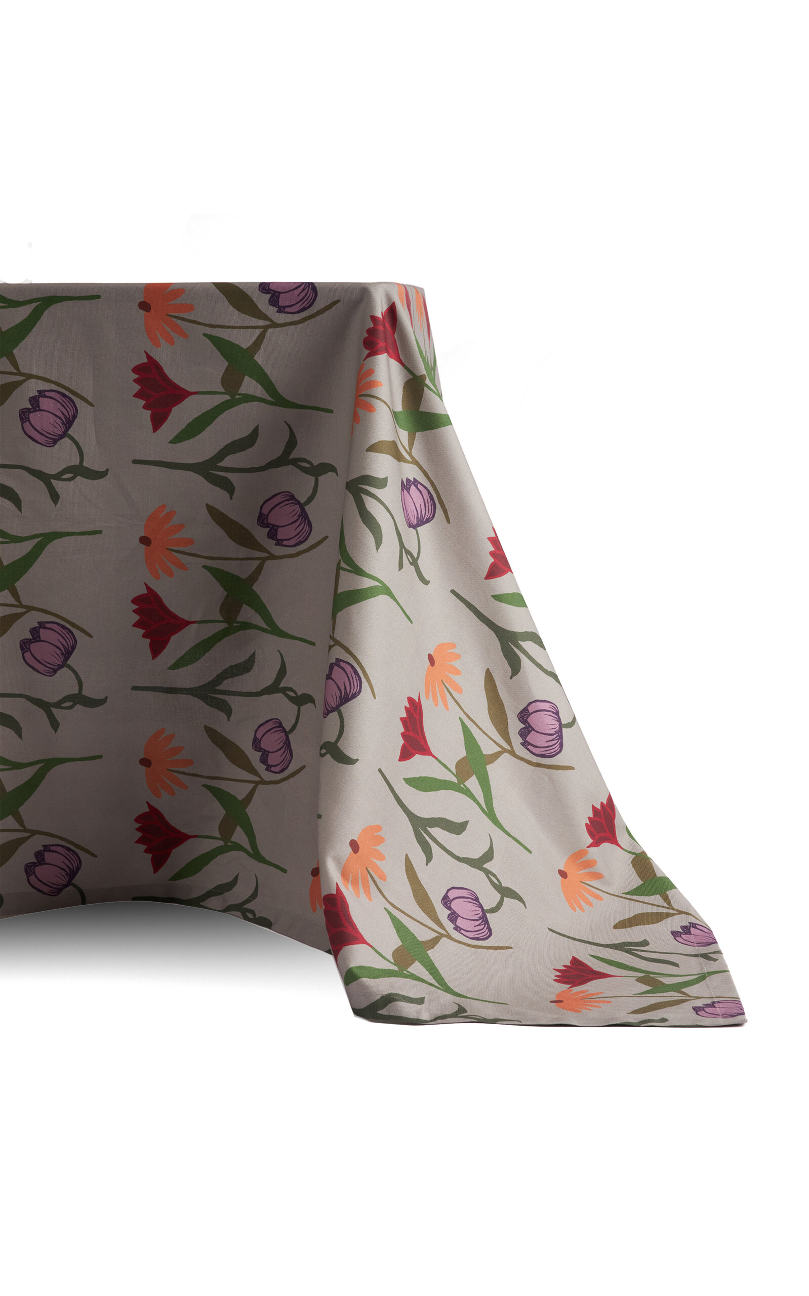 Sophie Williamson Design Picnic on the Meadow Large Cotton Tablecloth - Multi