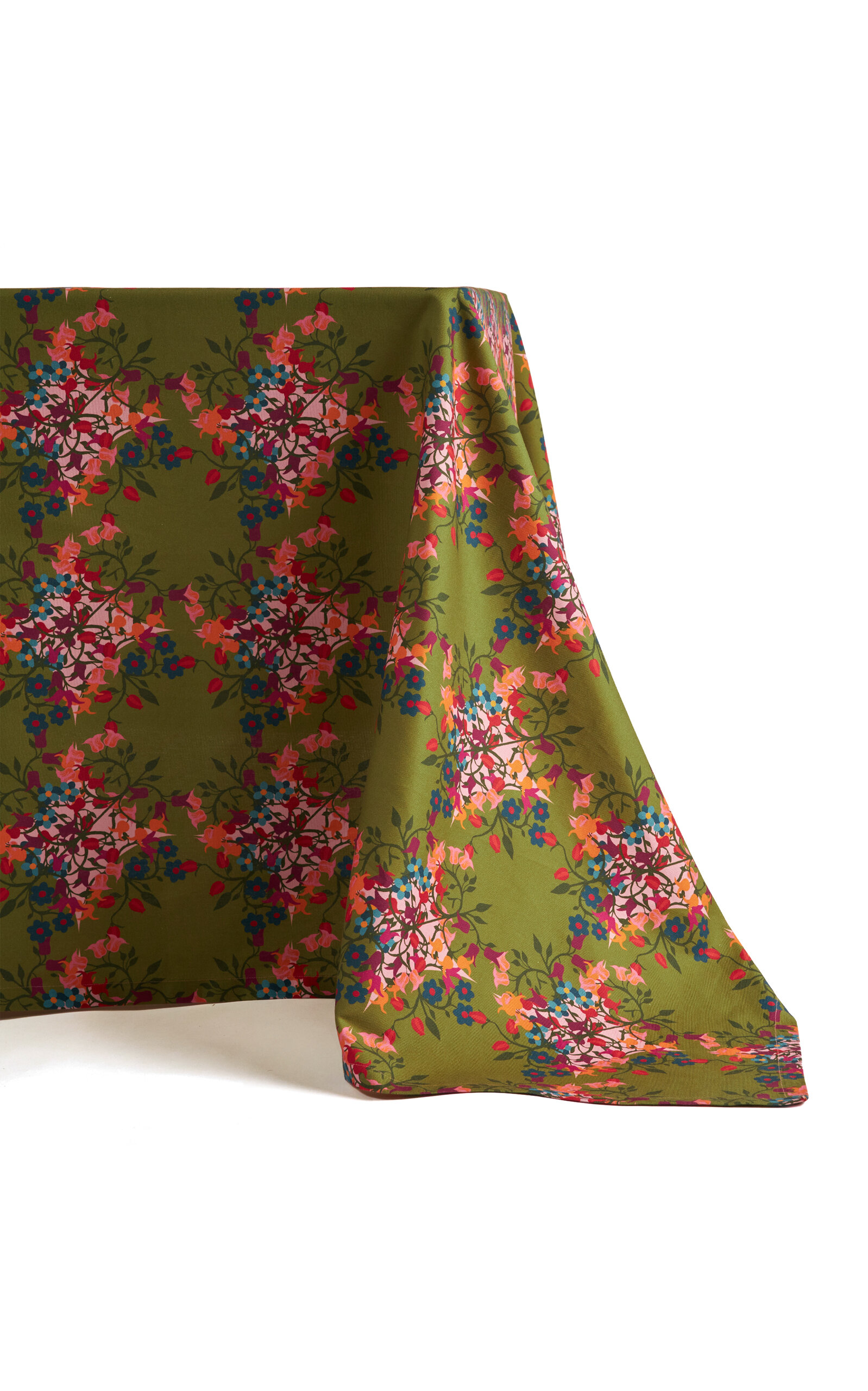 Sophie Williamson Design Blumen Large Cotton Tablecloth - Multi