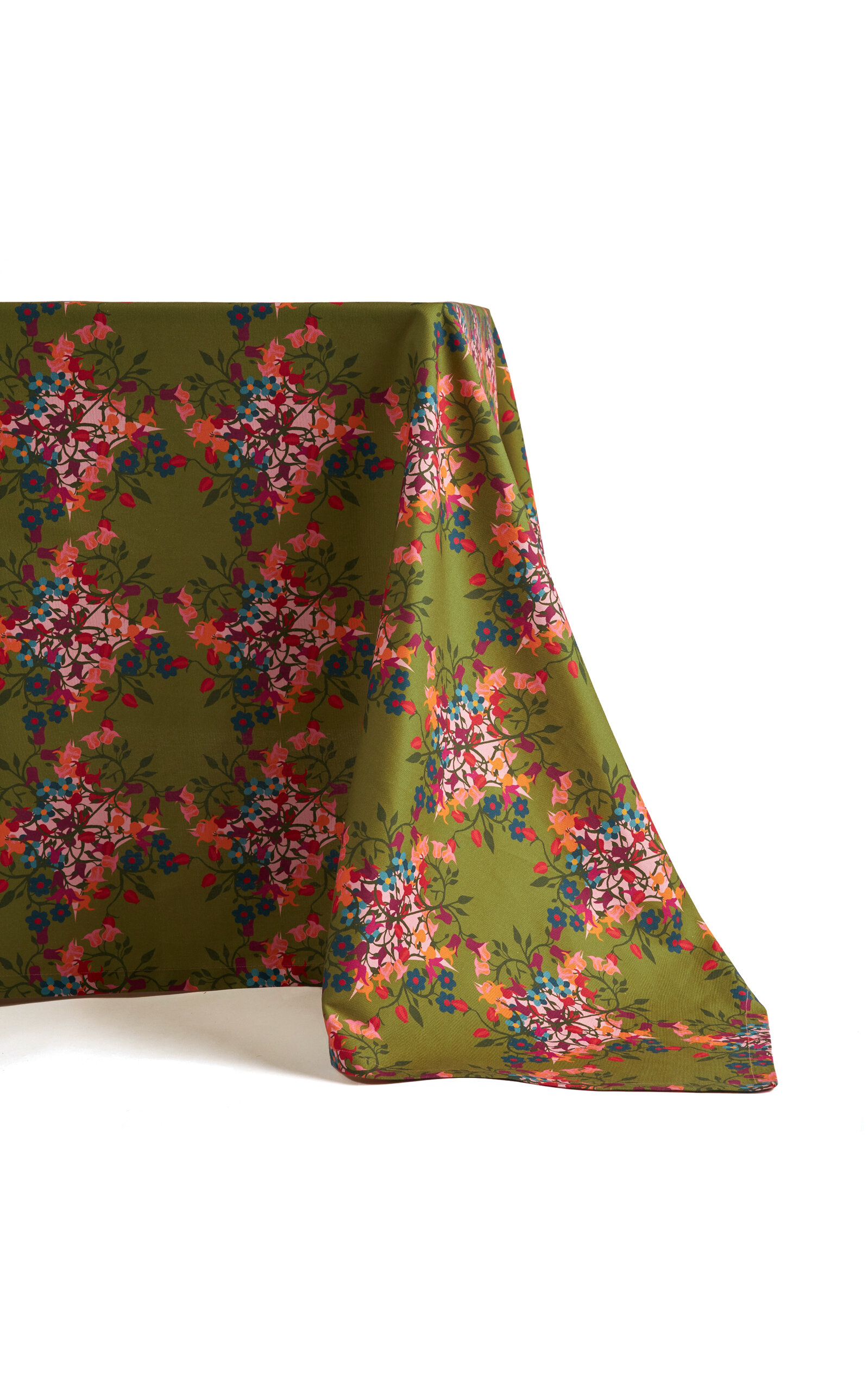 Sophie Williamson Design Blumen Small Cotton Tablecloth - Multi
