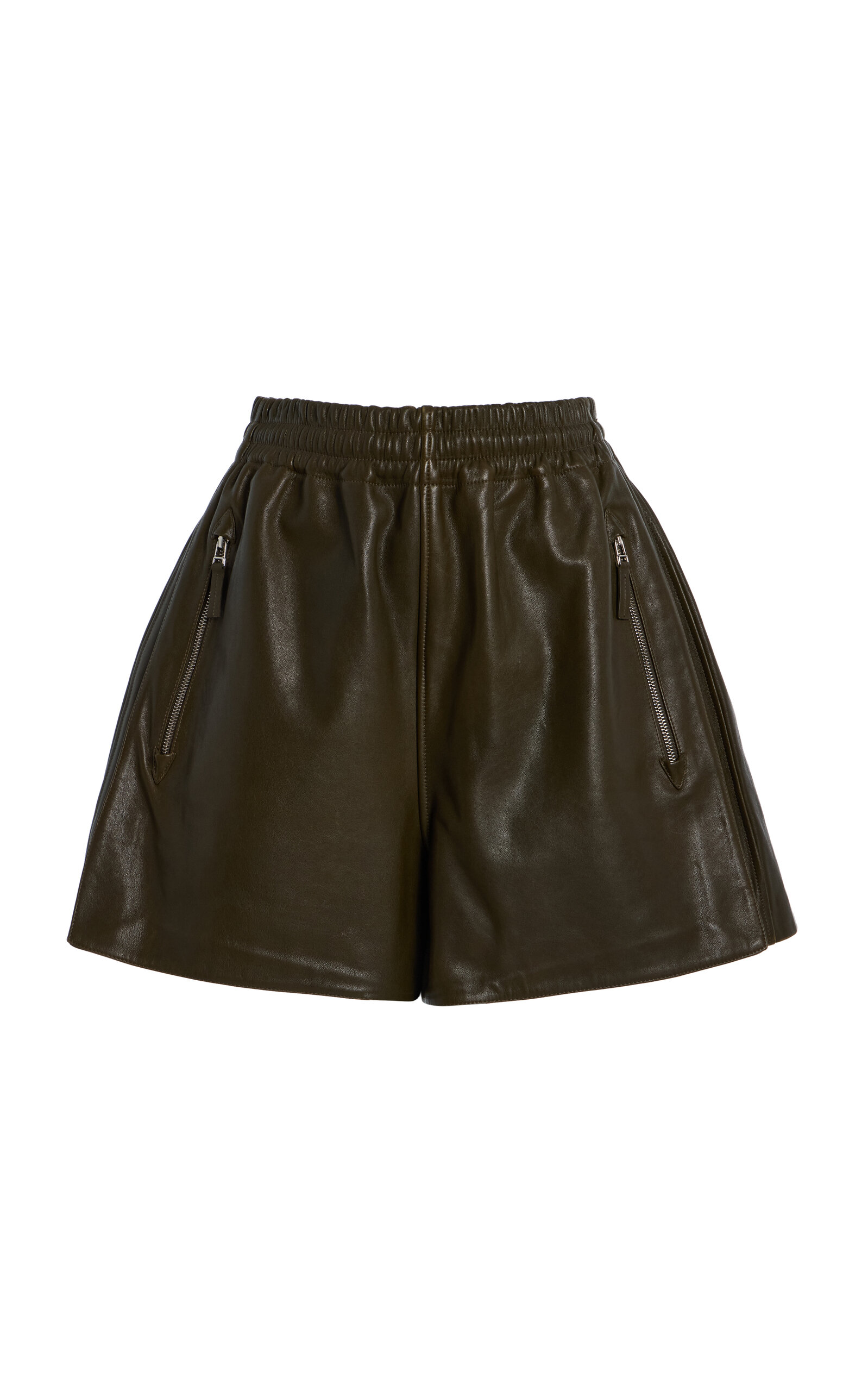 Leather Combat Shorts