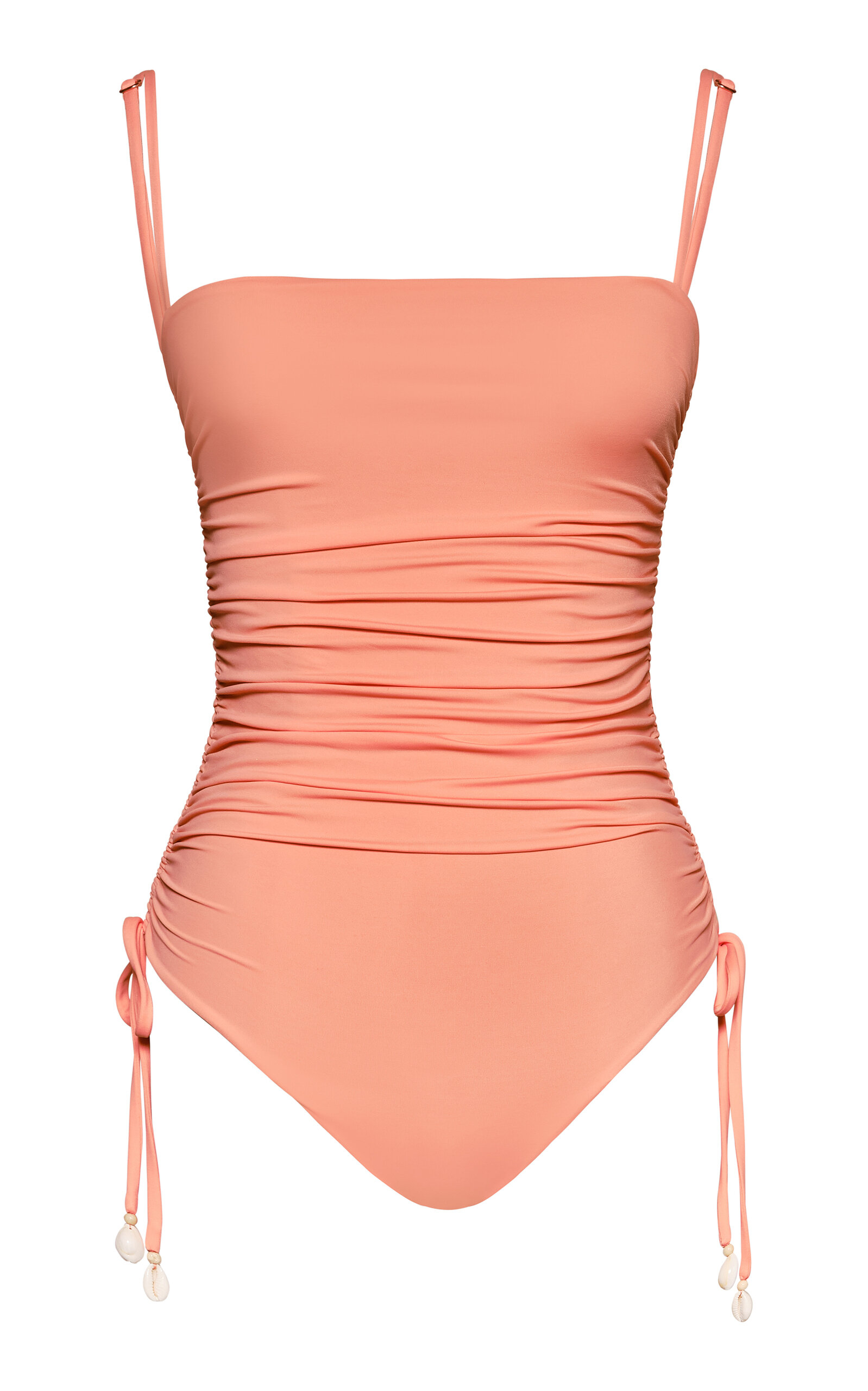 Johanna Ortiz Tarangire Ruched One-Piece Swimsuit - Moda Operandi