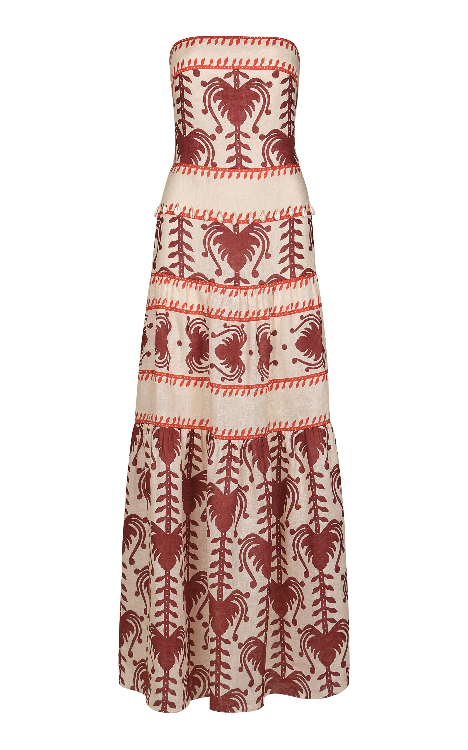 Johanna Ortiz Another Chance Printed Linen Maxi Dress