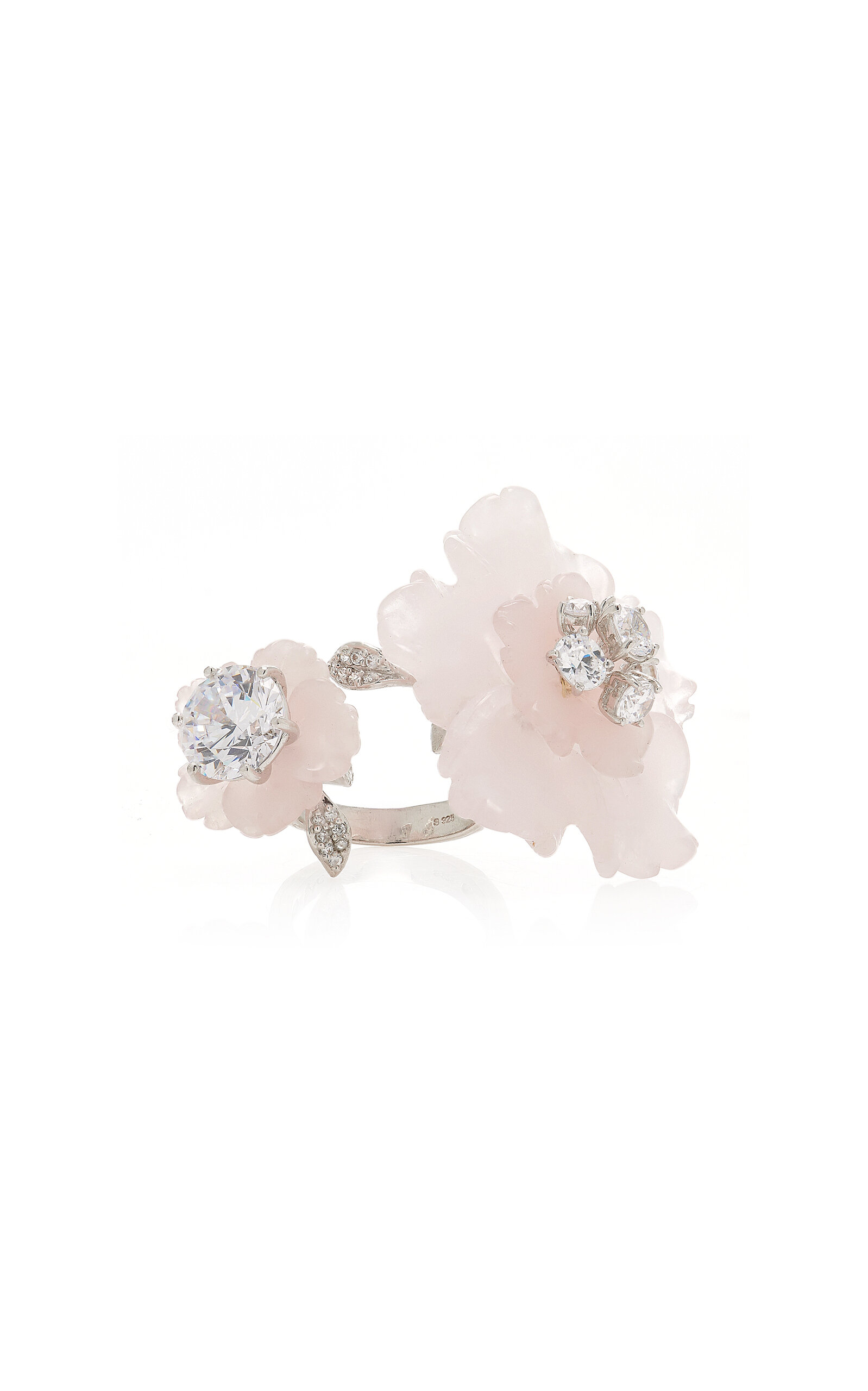 Rose Quartz Sakura Ring