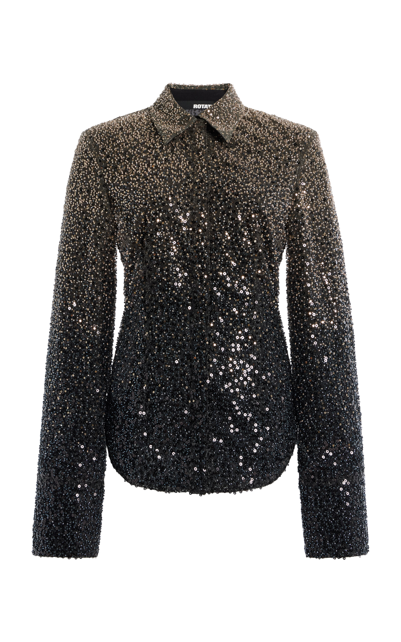 ROTATE Beaded Fitted Shirt