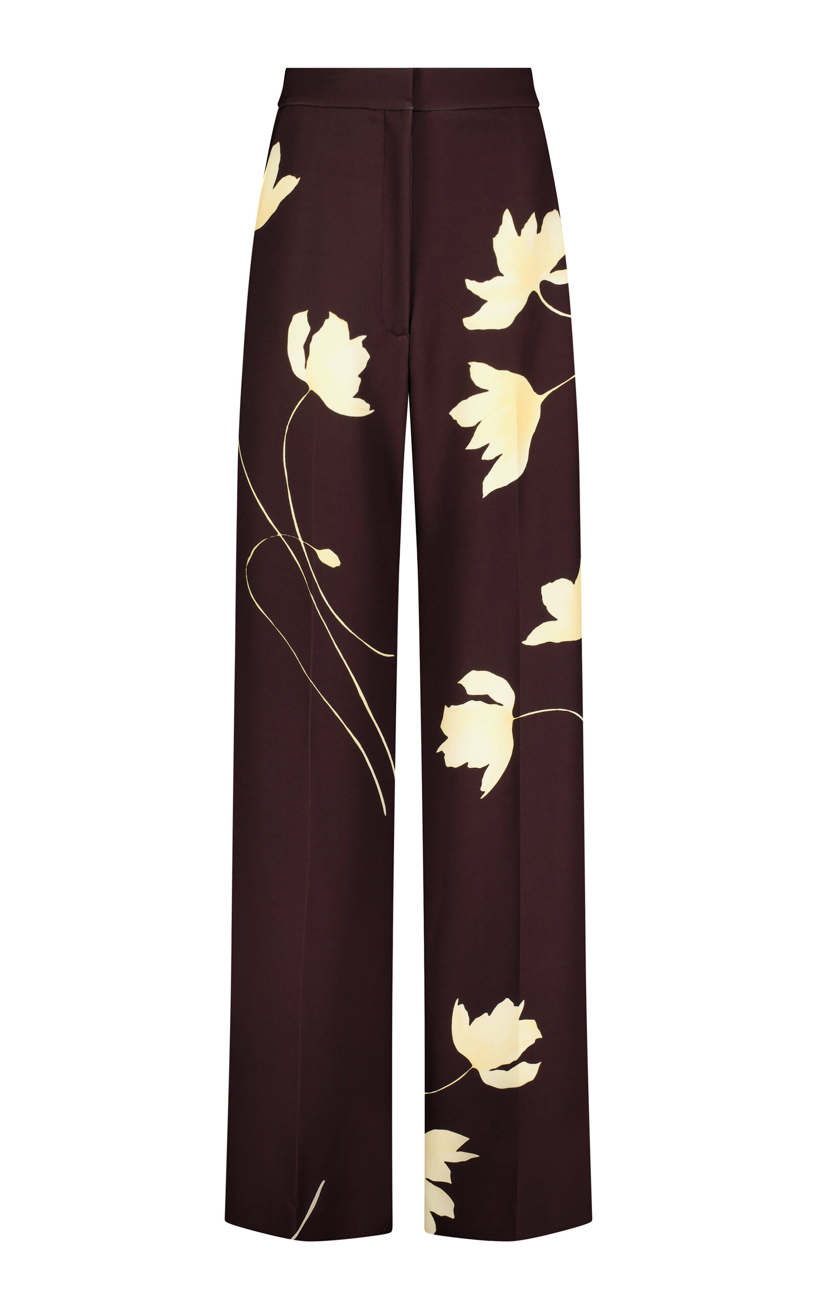 Lela Rose Floral Printed Crepe Molly Pant