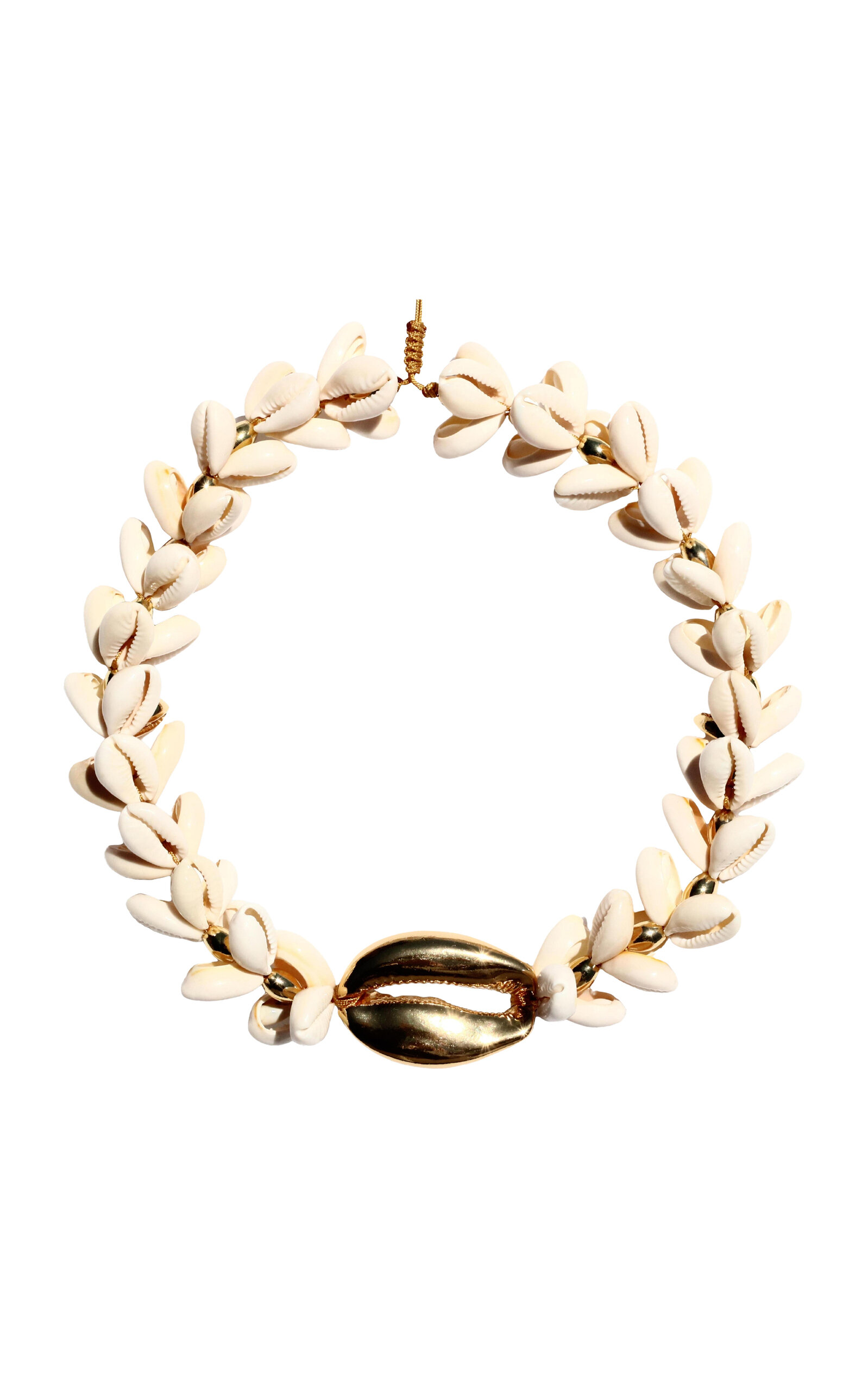 Concha Cowrie Mega Puka Pendant Necklace