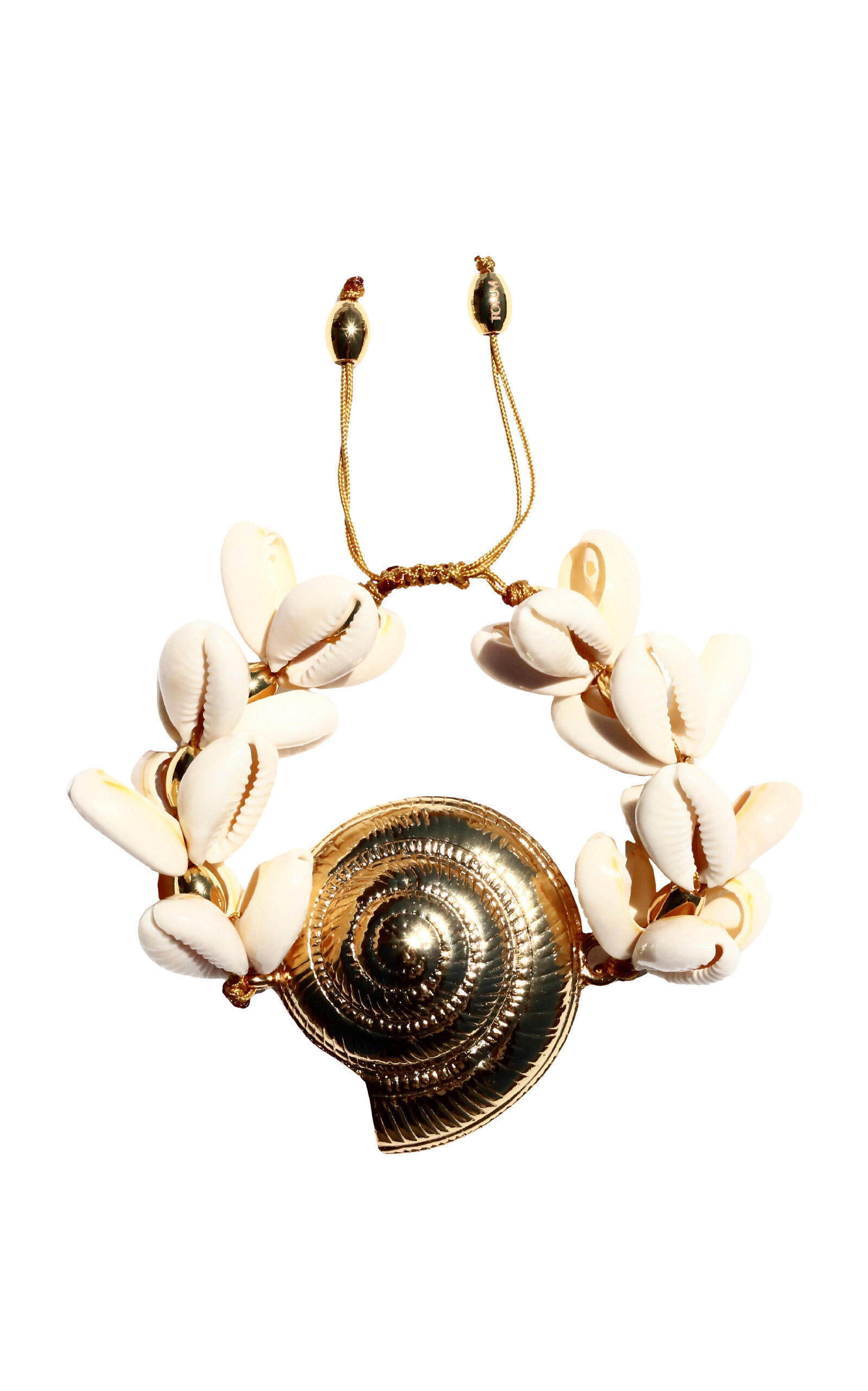 Natural Puka Cowrie and Archi Shell Bracelet
