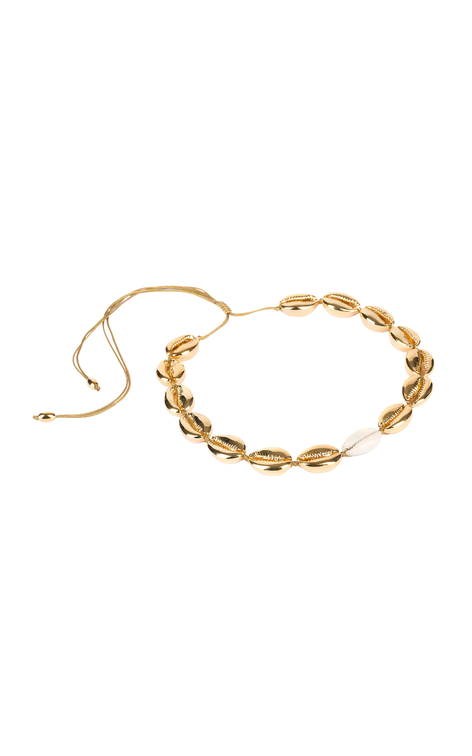 24K Gold-Plated Puka Shell Necklace