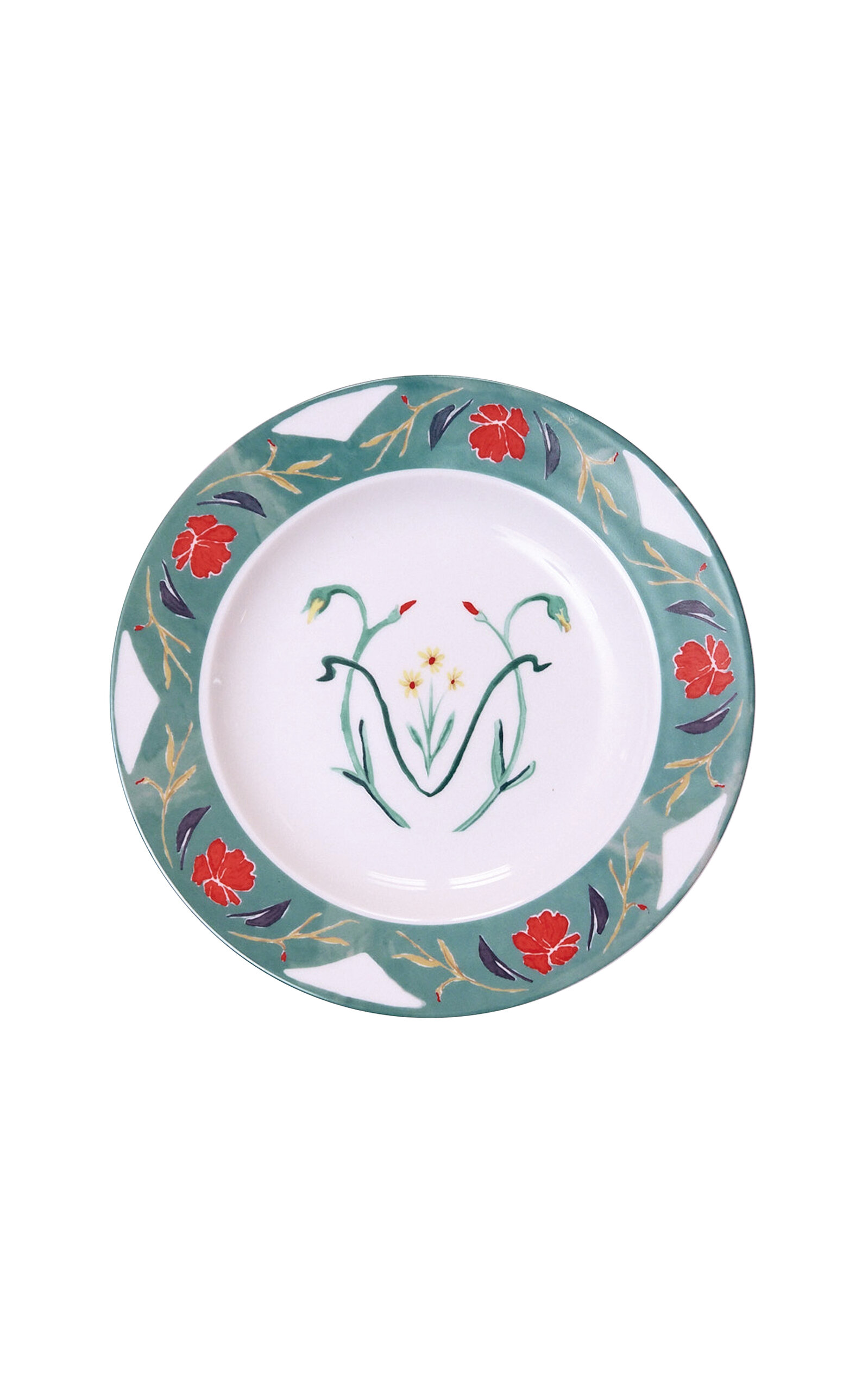 Duggan Society Jardin Nouvea Dessert Plate (set Of 4)