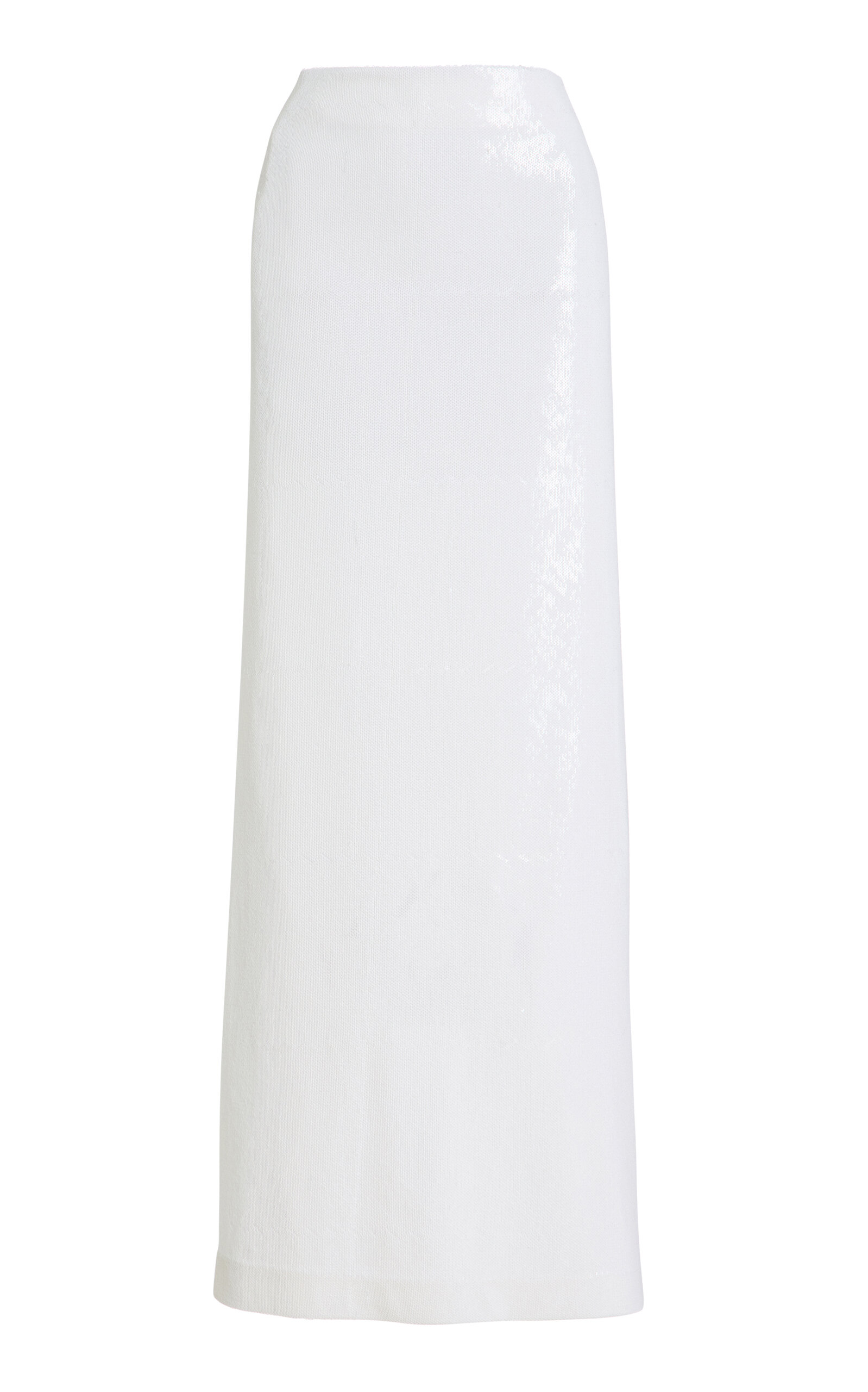 Totême Sequined Maxi Skirt In White