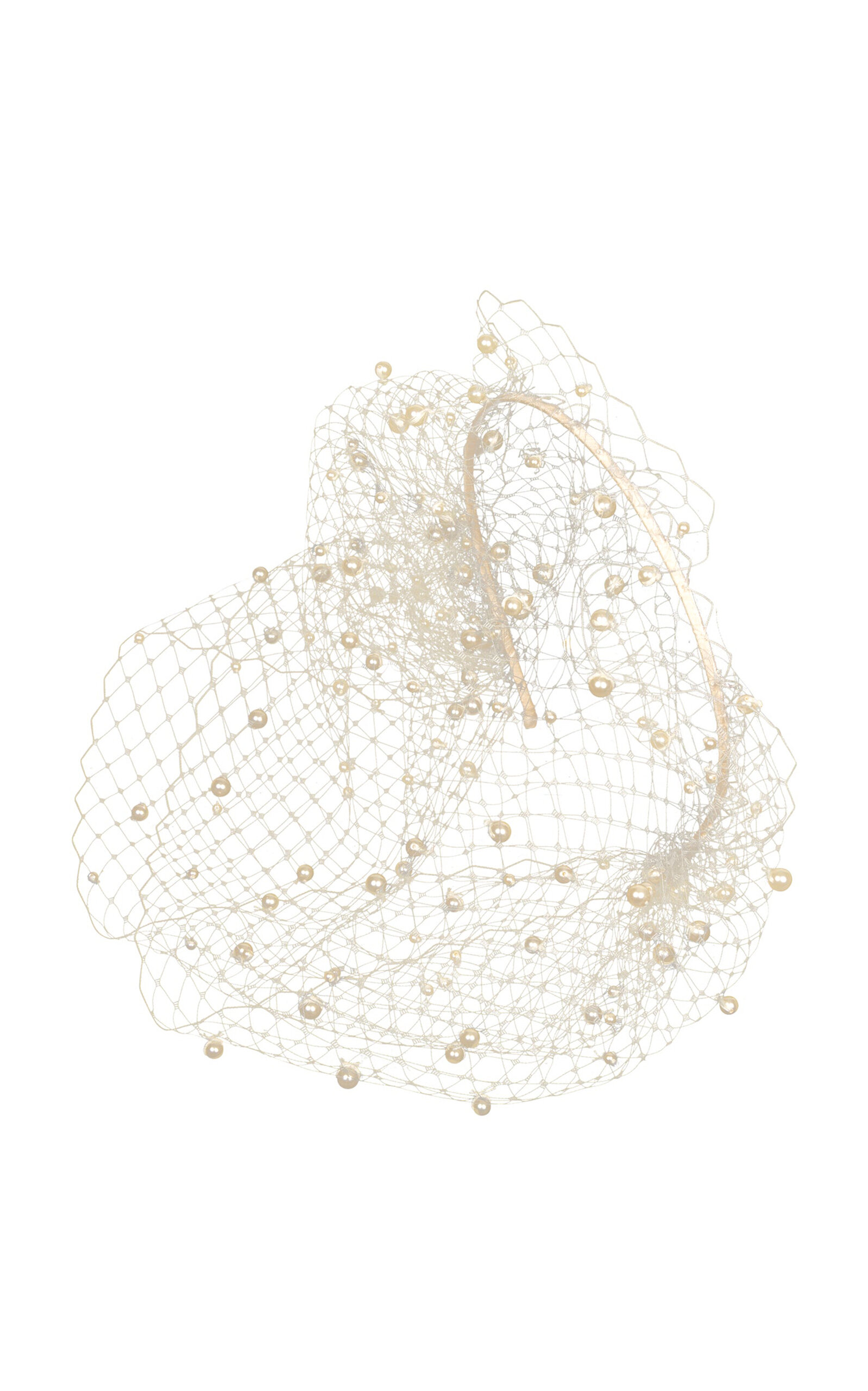 Jennifer Behr Chareese Silk Beehive - White - OS